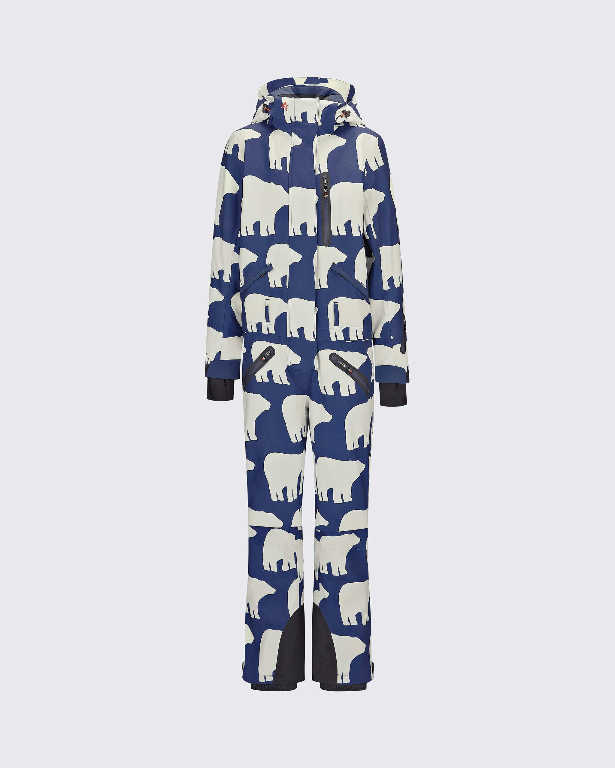 Bear Print Ski Suit 0