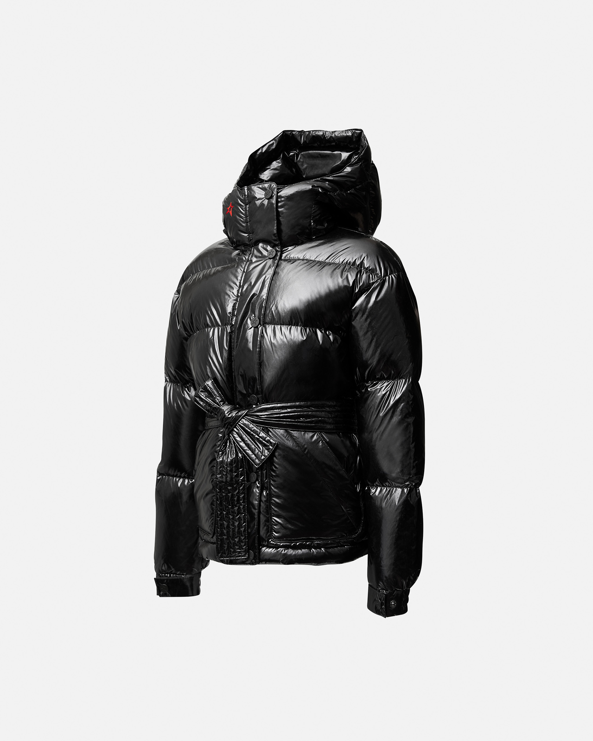 Perfect Moment Oversize Parka Y8 In Black-foil