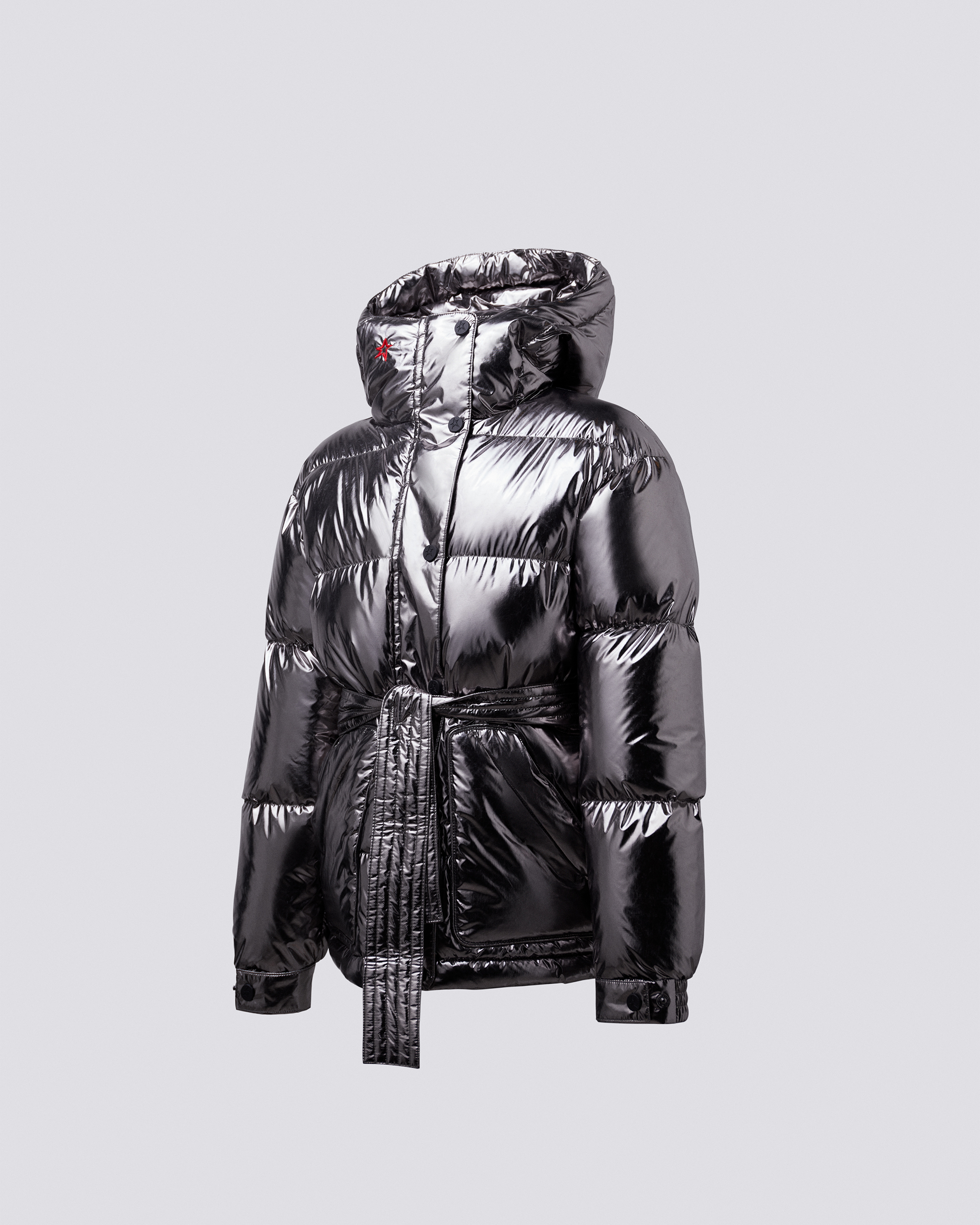 Perfect Moment Oversized Parka Y6 In Silver-hp-foil