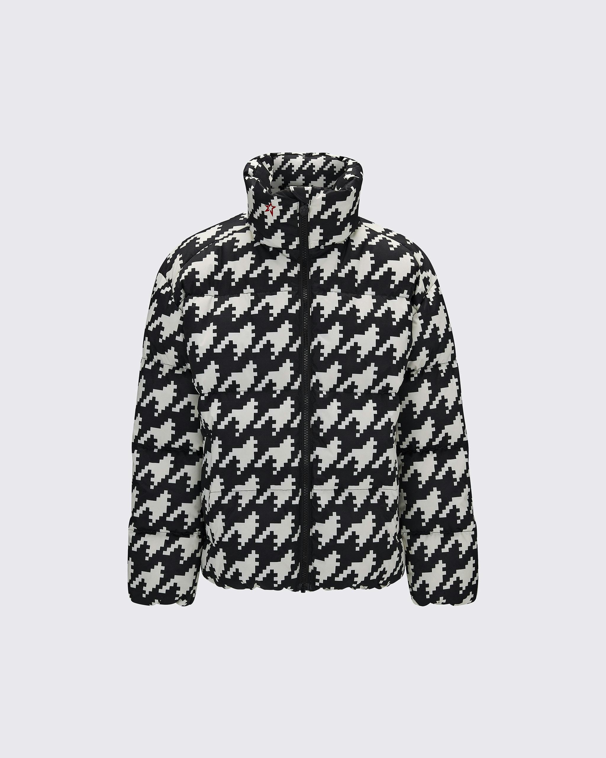 Houndstooth Down Nuuk Puffer Jacket | Perfect Moment