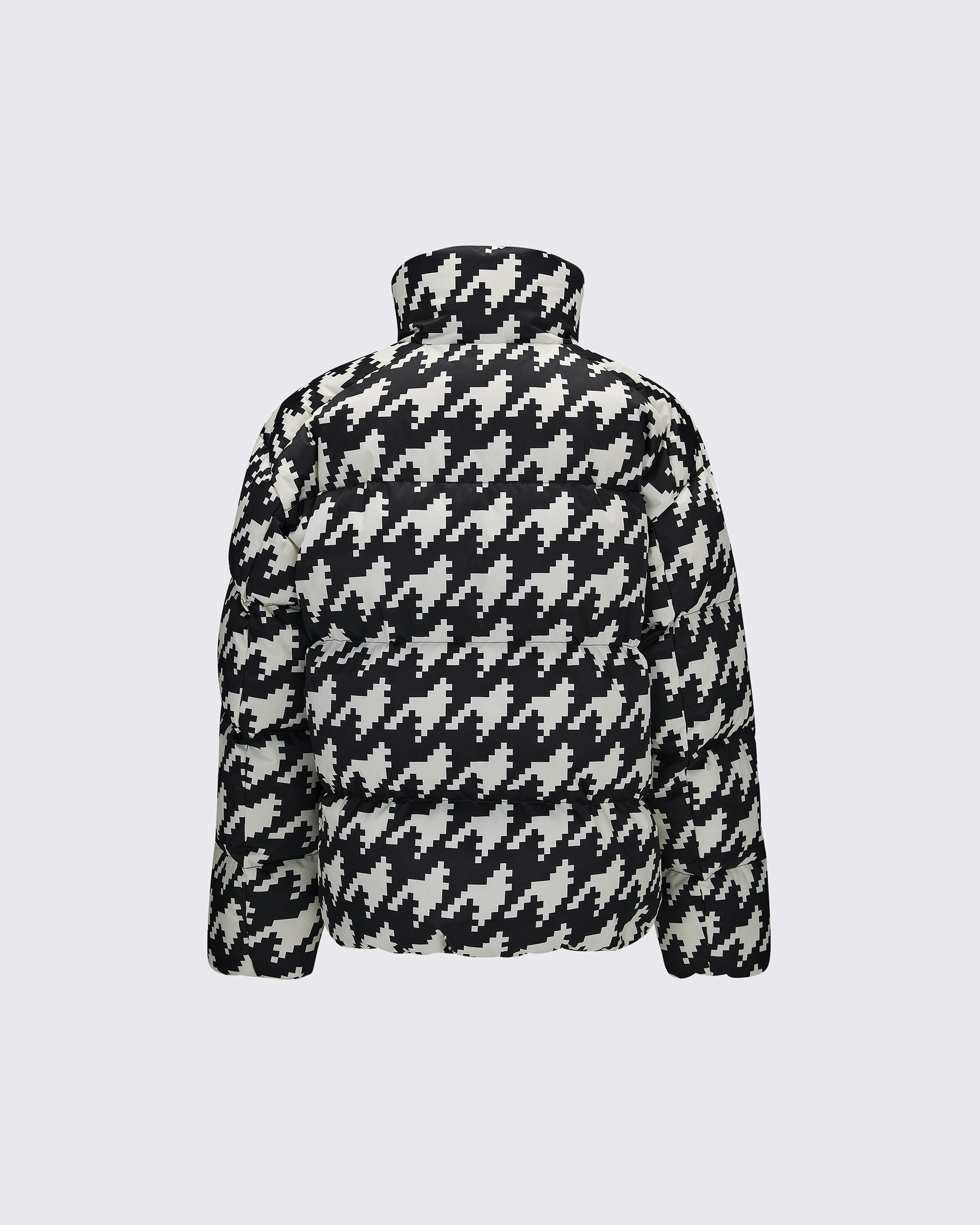 Houndstooth Down Nuuk Puffer Jacket 0