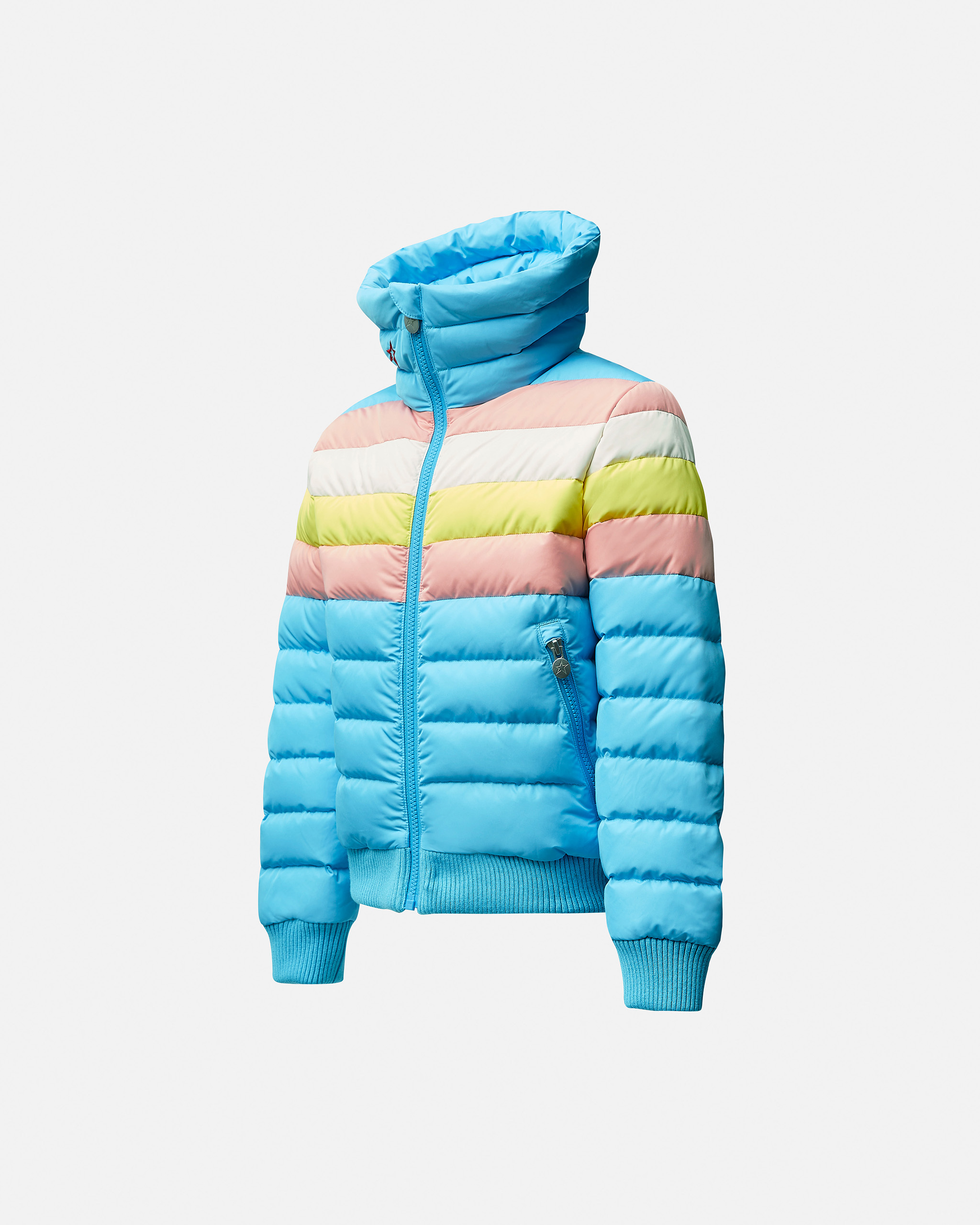 Perfect Moment Pastel Queenie Down Jacket Y14 In Sky-blue