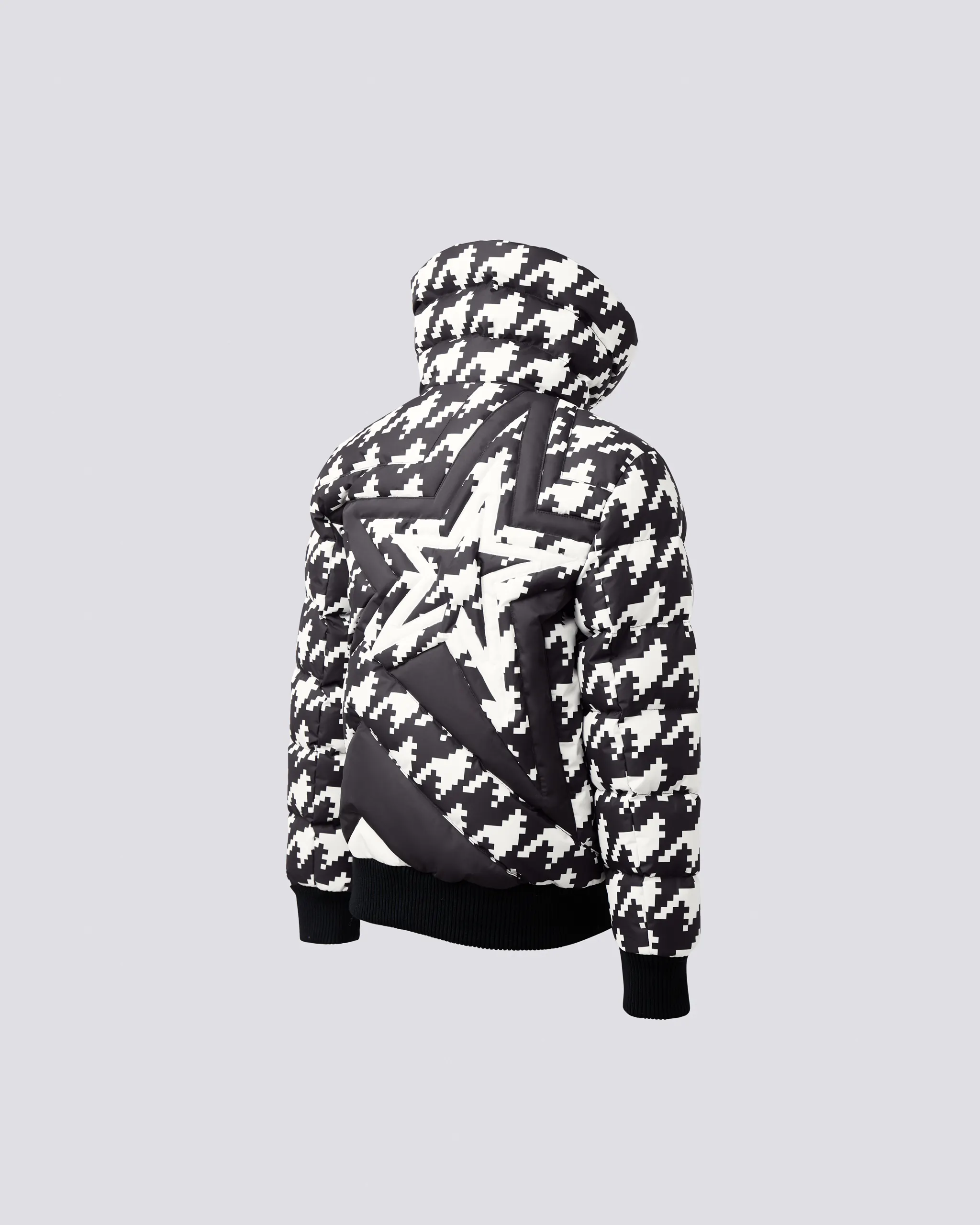 black and white star jacket