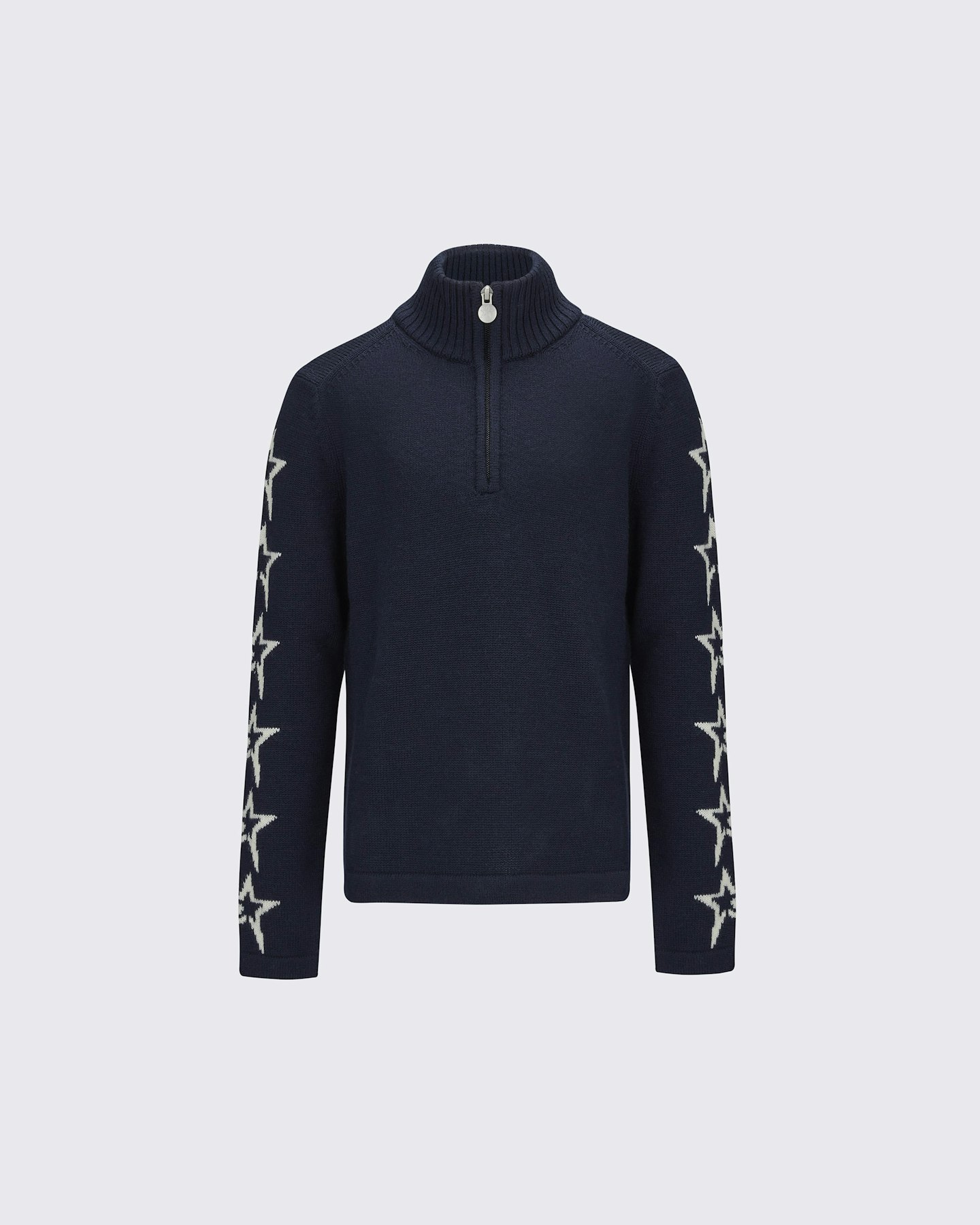 Star Merino Wool Half Zip Sweater 0