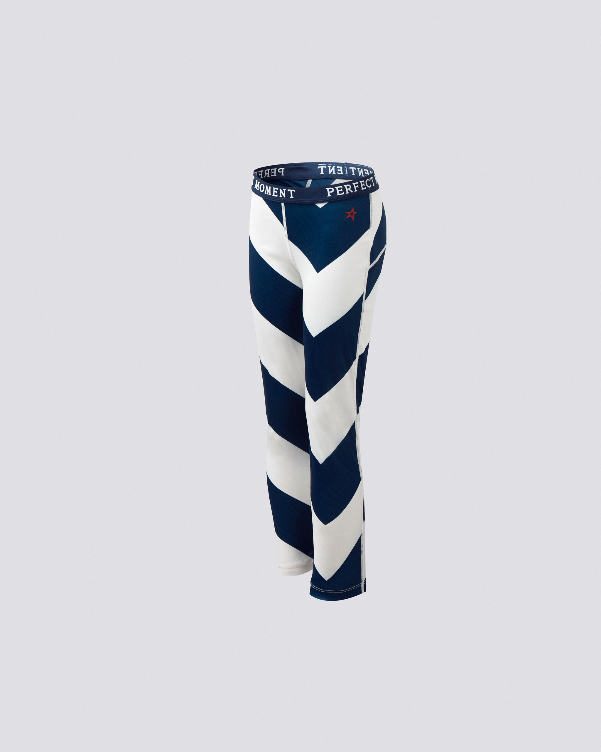 Perfect Moment Chevron Thermal Pant Y8 In Navy-white
