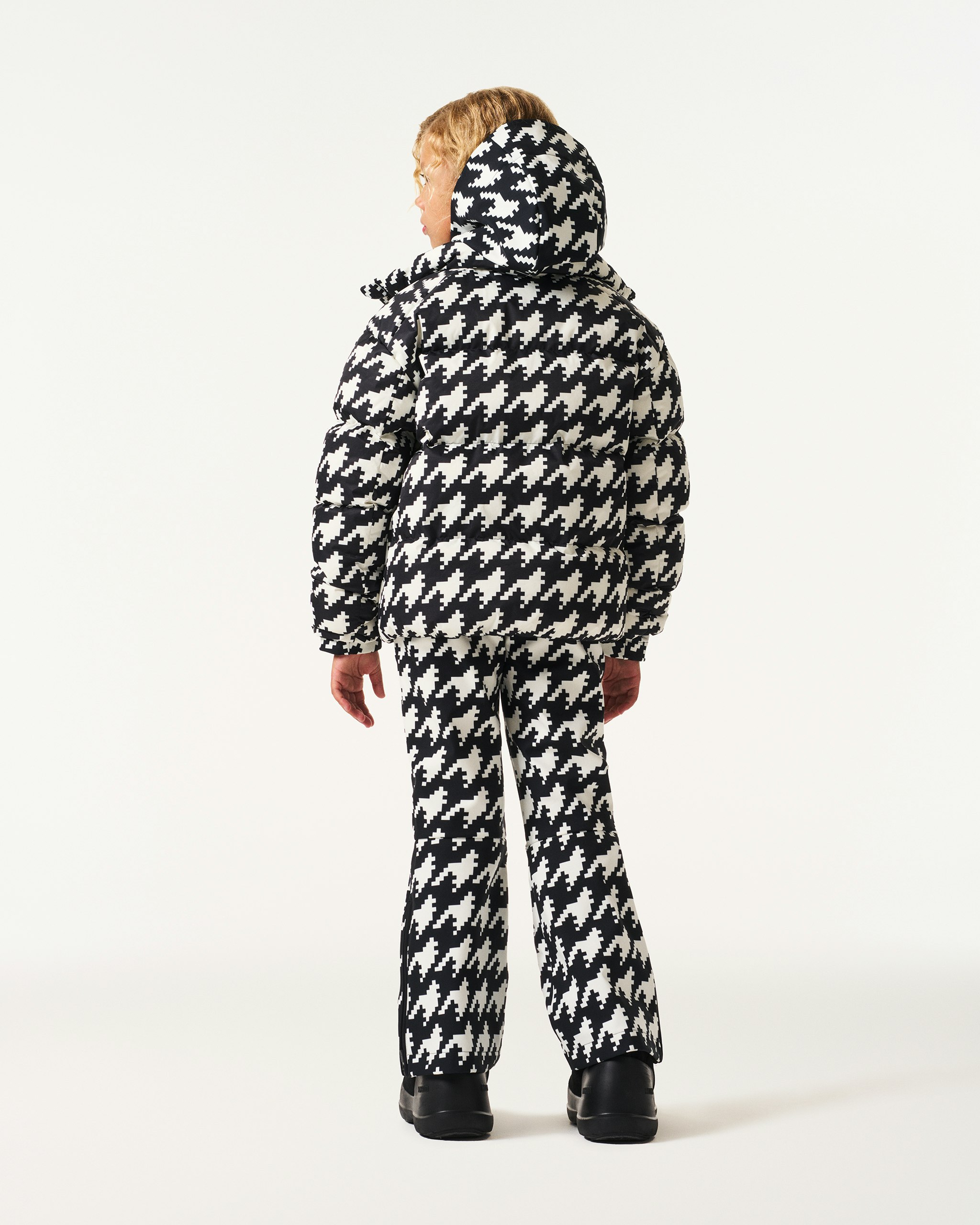 Houndstooth Ski Suit 3