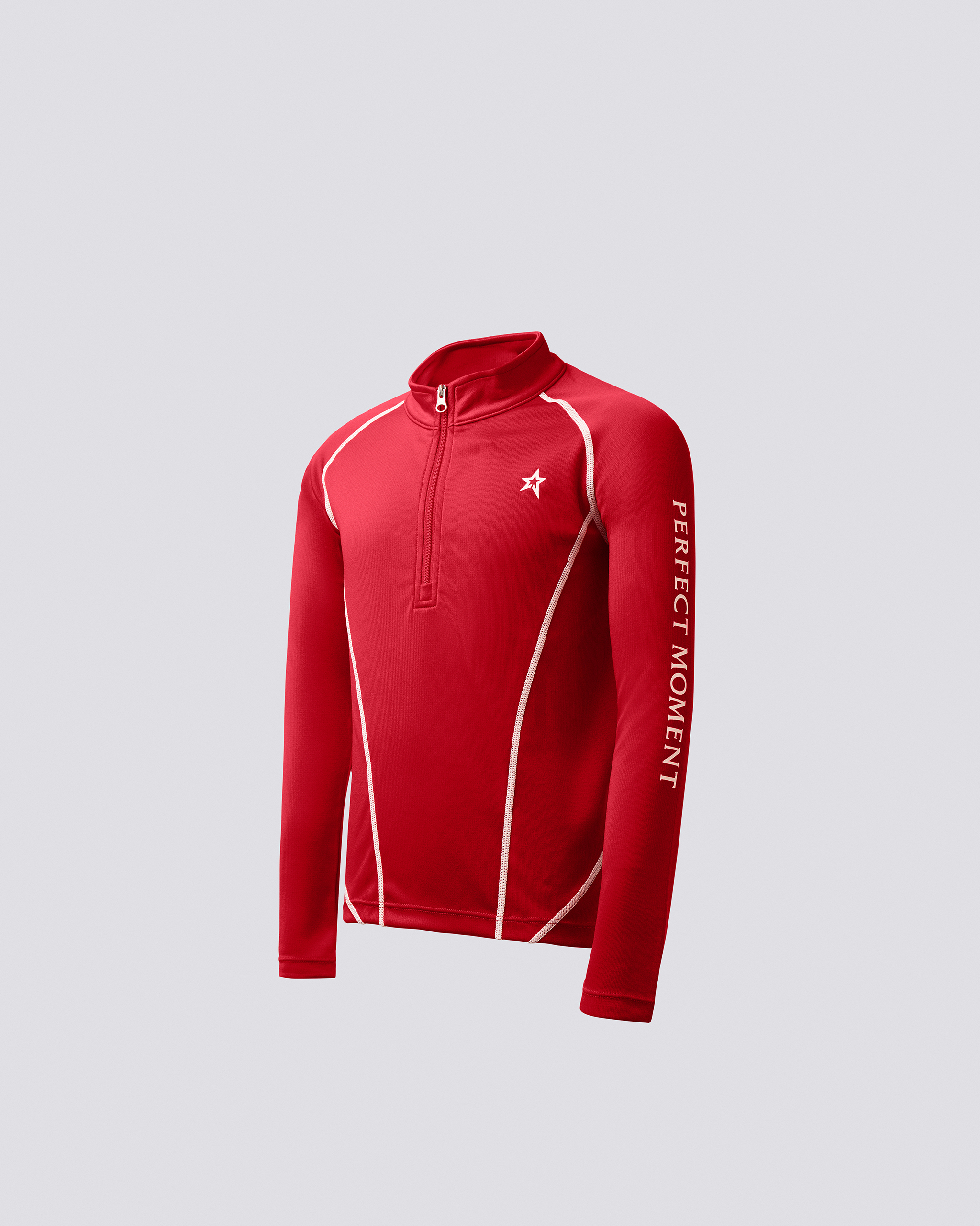 Shop Perfect Moment Thermal Half Zip Y6 In Red