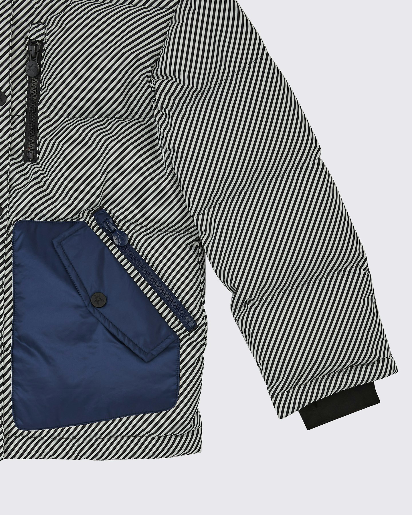 Pinstripe Quilted Jacket 2