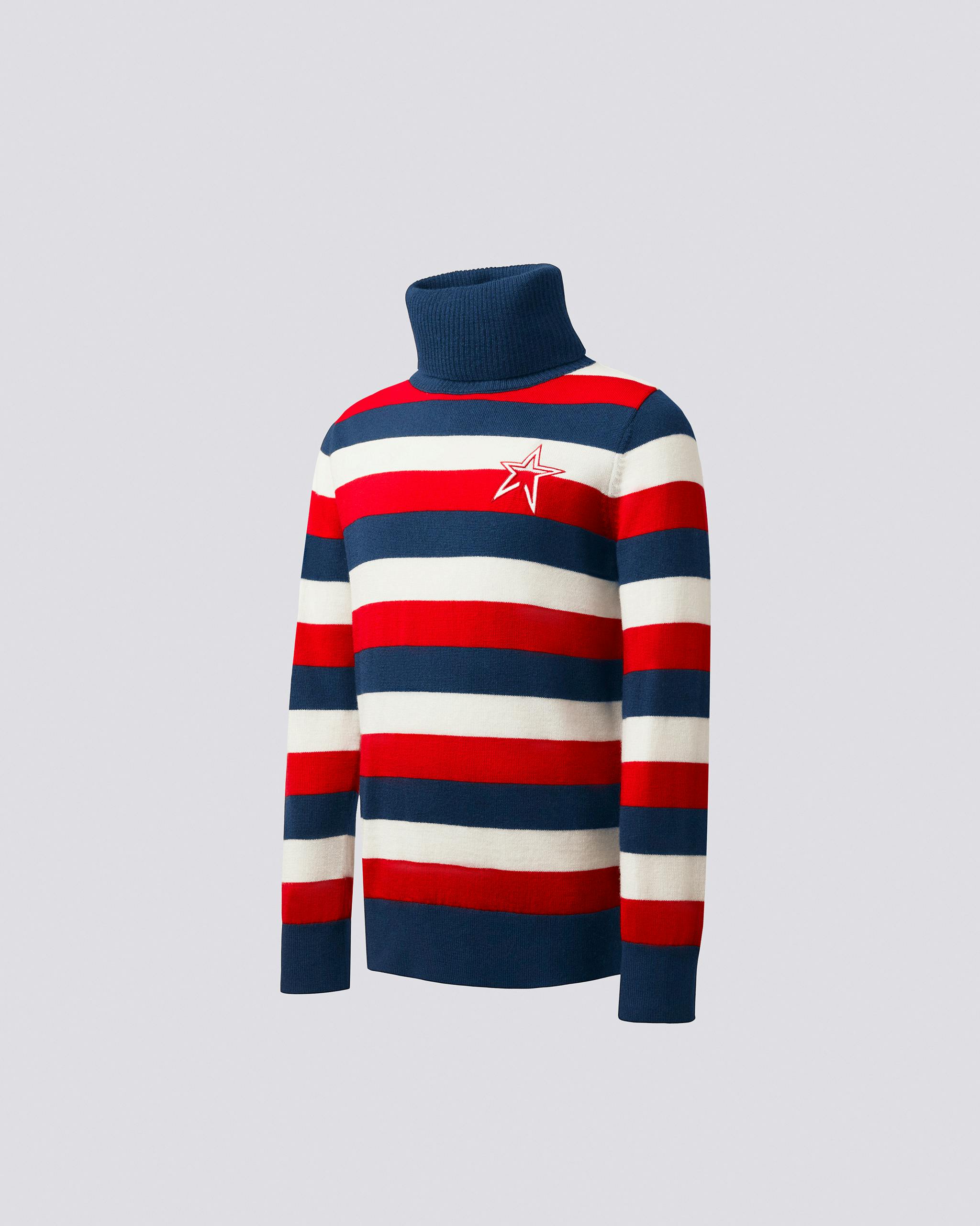 Striped Merino Wool Sweater 0