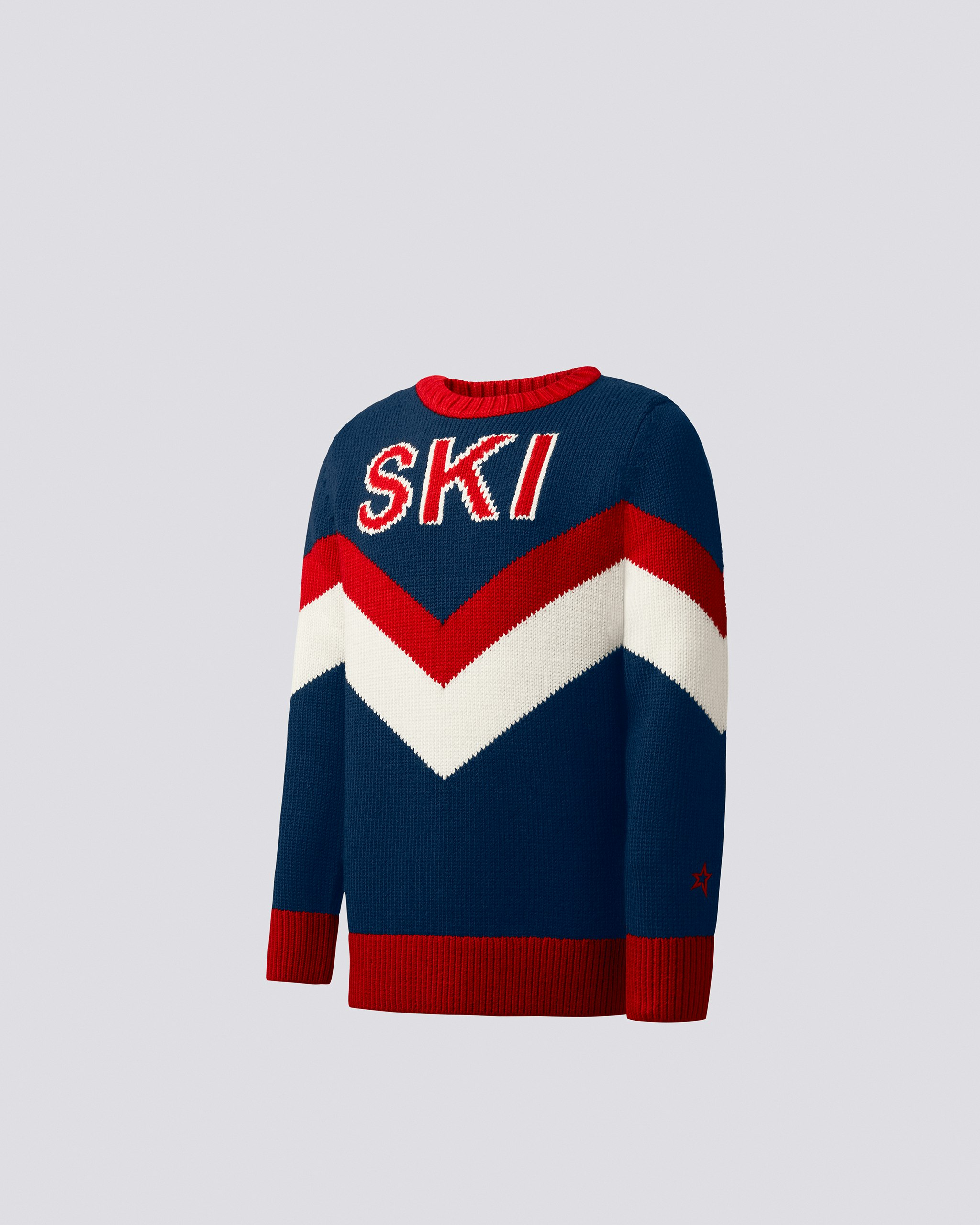 Chevron Ski Merino Wool Sweater
