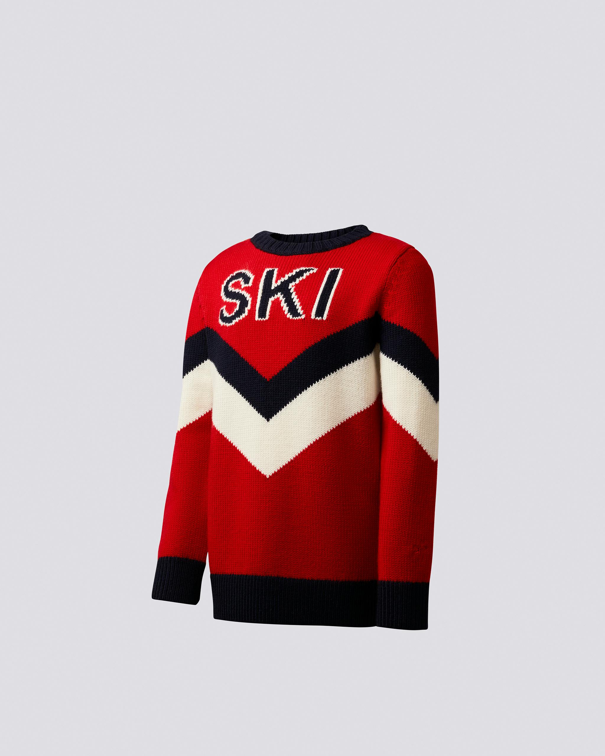 Chevron Ski Merino Wool Sweater 1