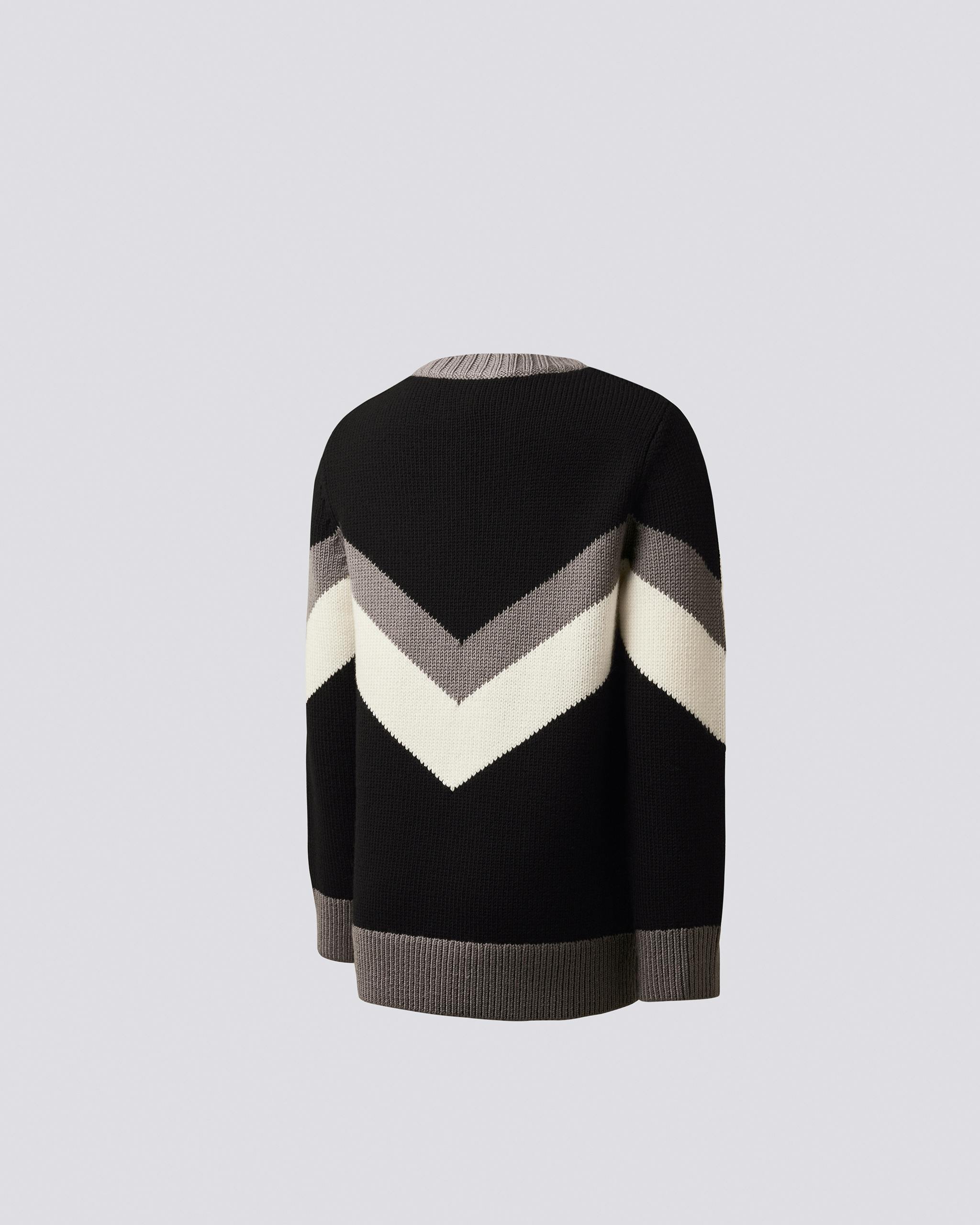 Chevron Ski Merino Wool Sweater 1