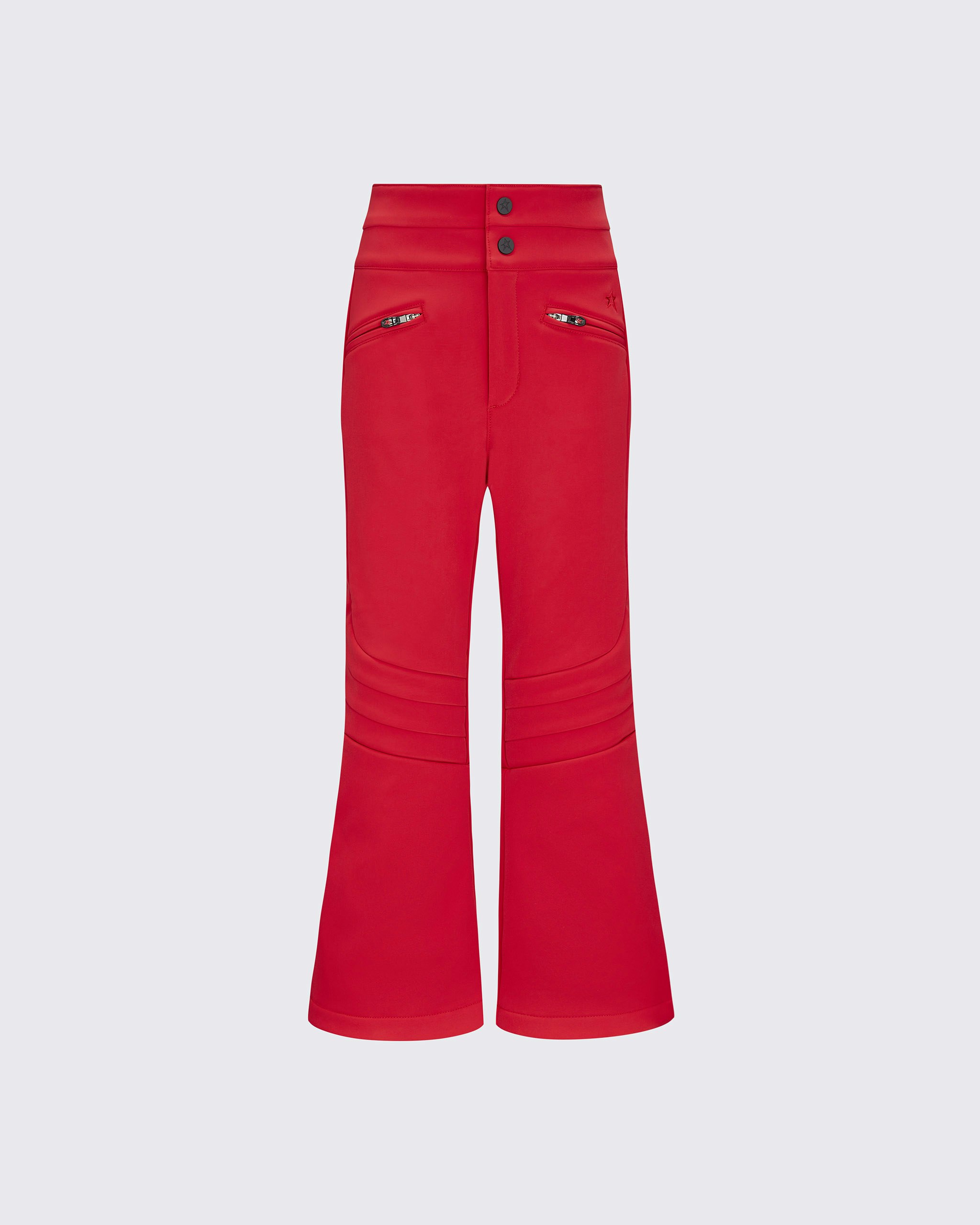 Womens Perfect Moment red Aurora High-Rise Flared Ski Trousers