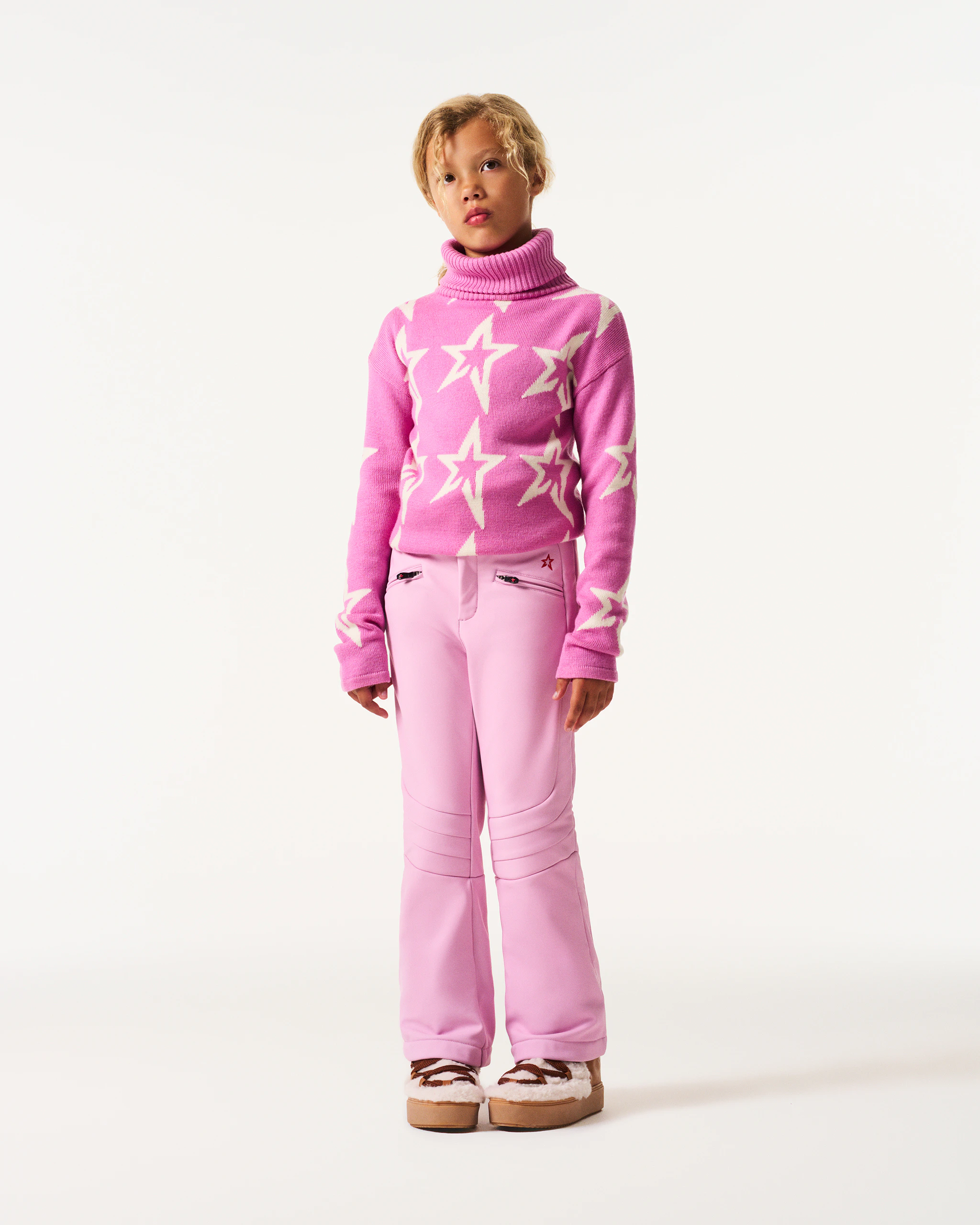 PERFECTMOMENT 6Y ピンクメタリック キッズ スキーウェア ダウン Kids Ski Wear Collection | Perfect Moment