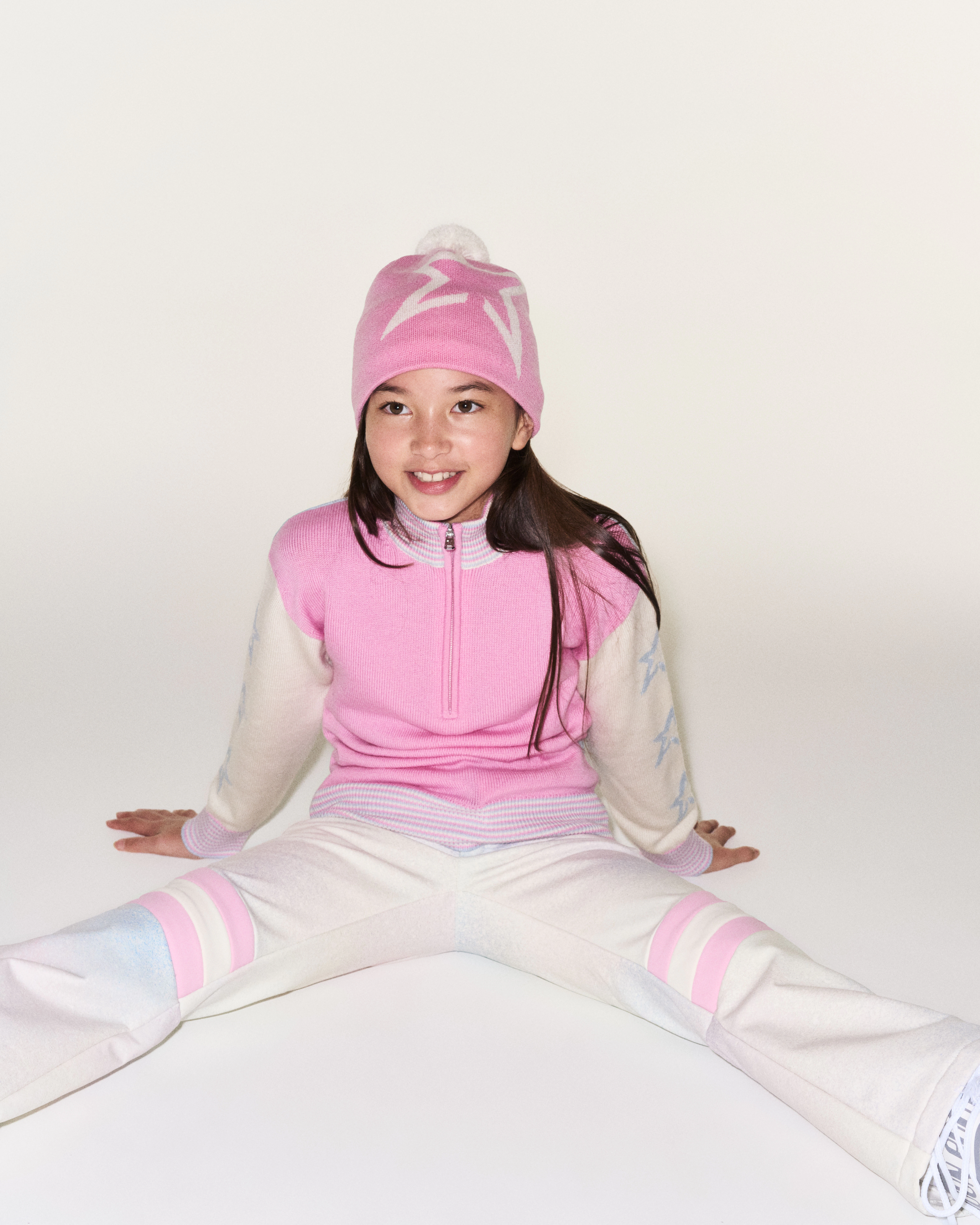 Kids Merino Wool Half-Zip Sweater | Perfect Moment | Perfect Moment