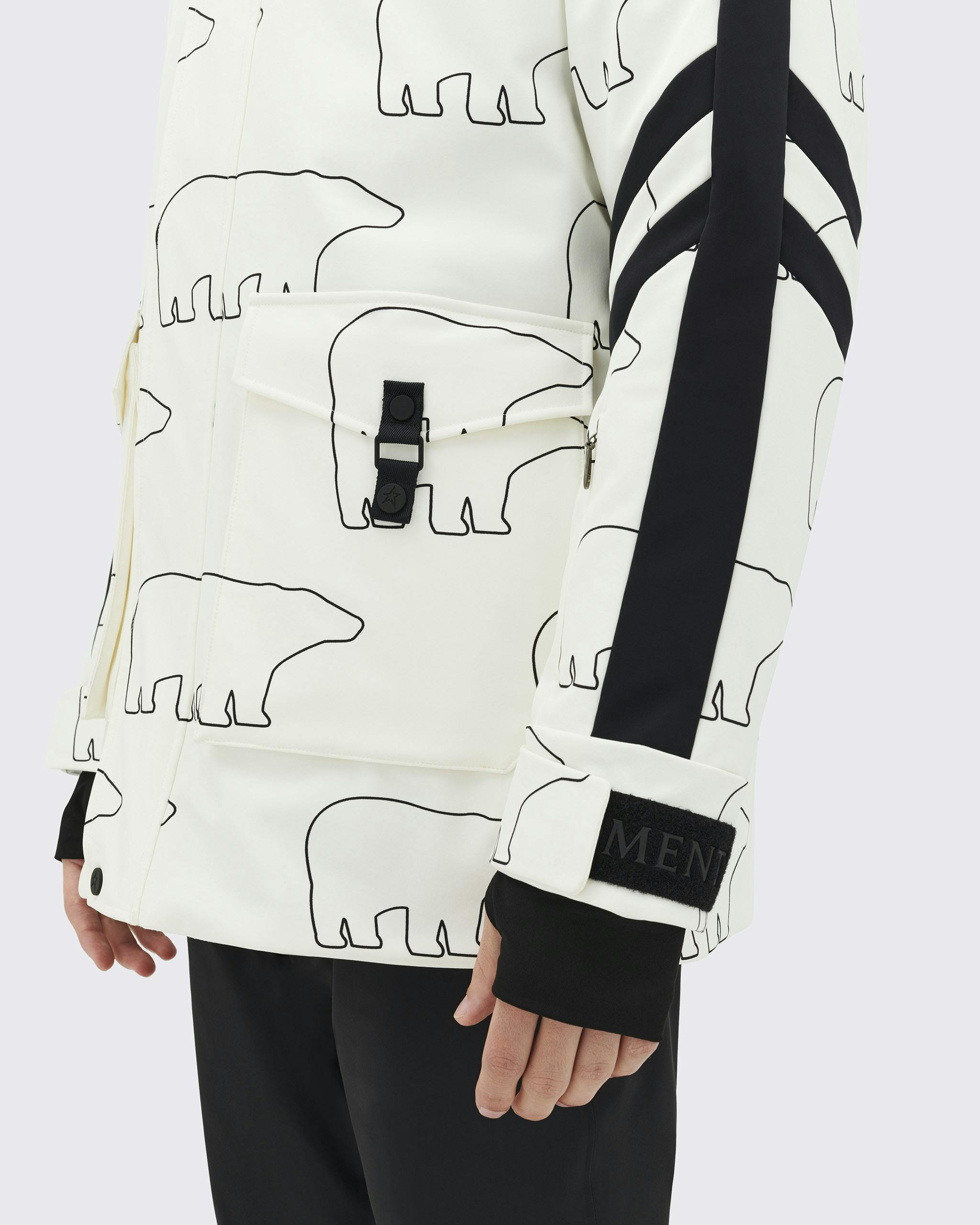 Bear Print Gus Parka Jacket Perfect Moment