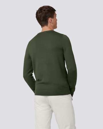 Chevron Stripe Merino Wool Sweater 1