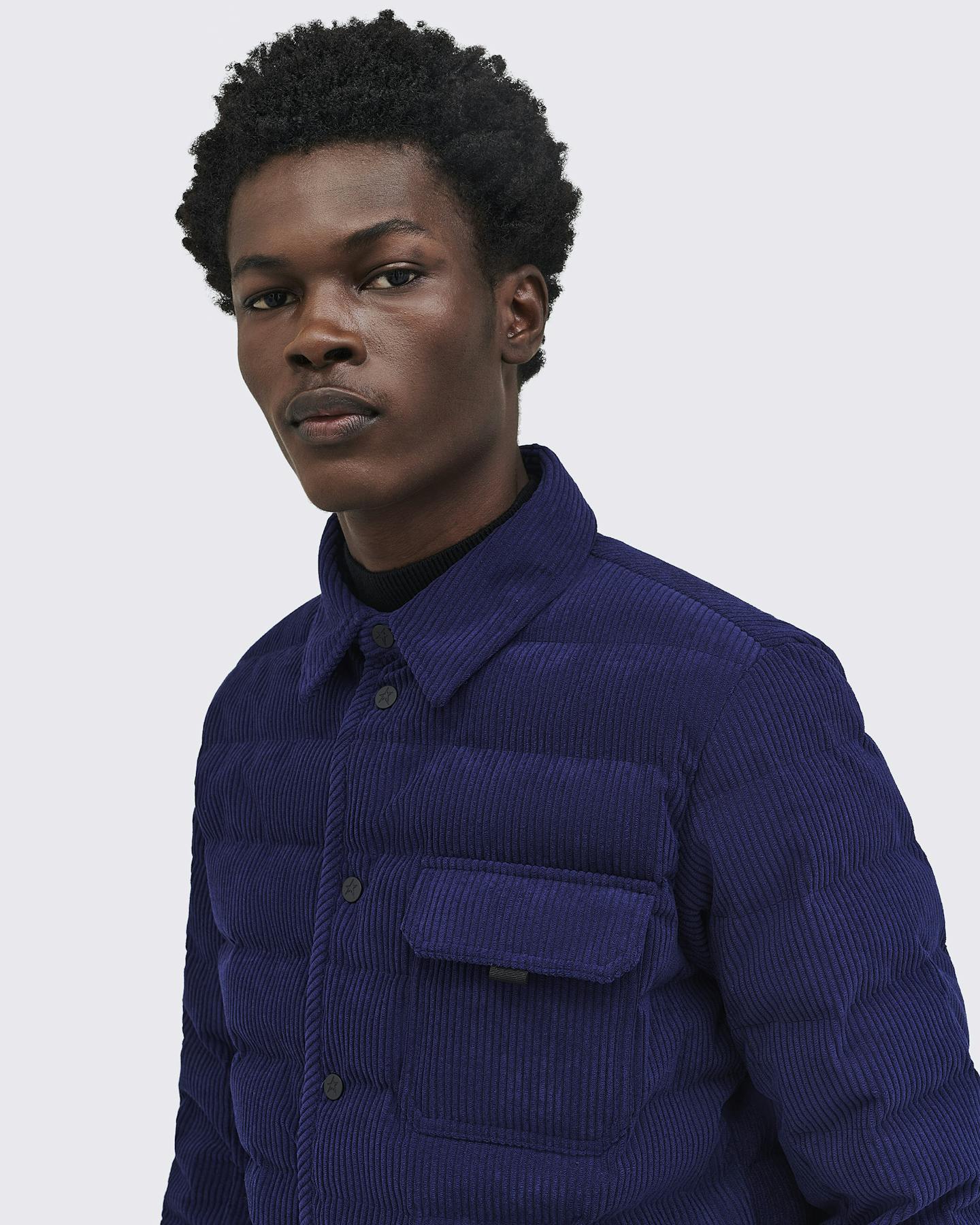 Corduroy Down Shirt Jacket 3