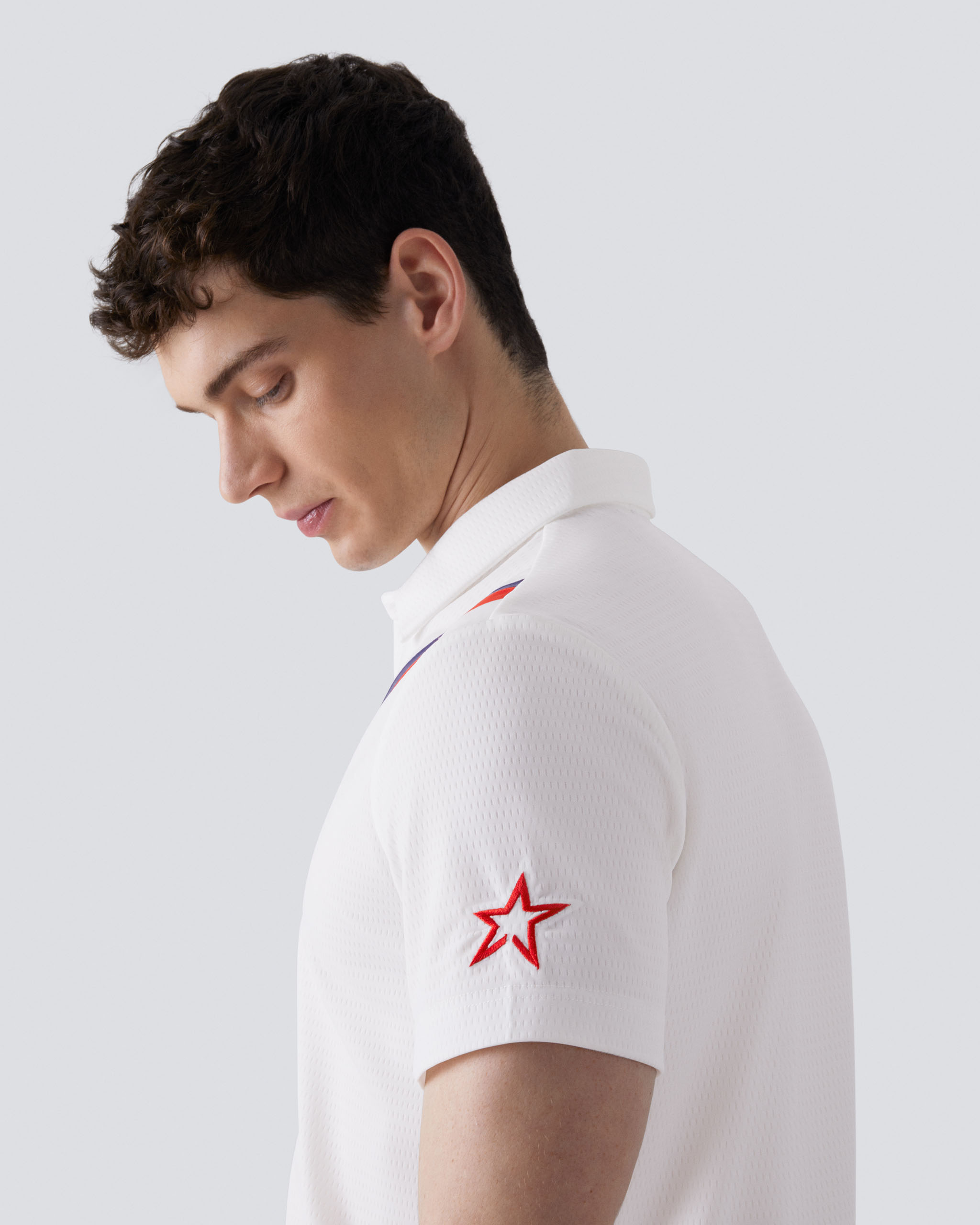 Givenchy star outlet patch polo shirt