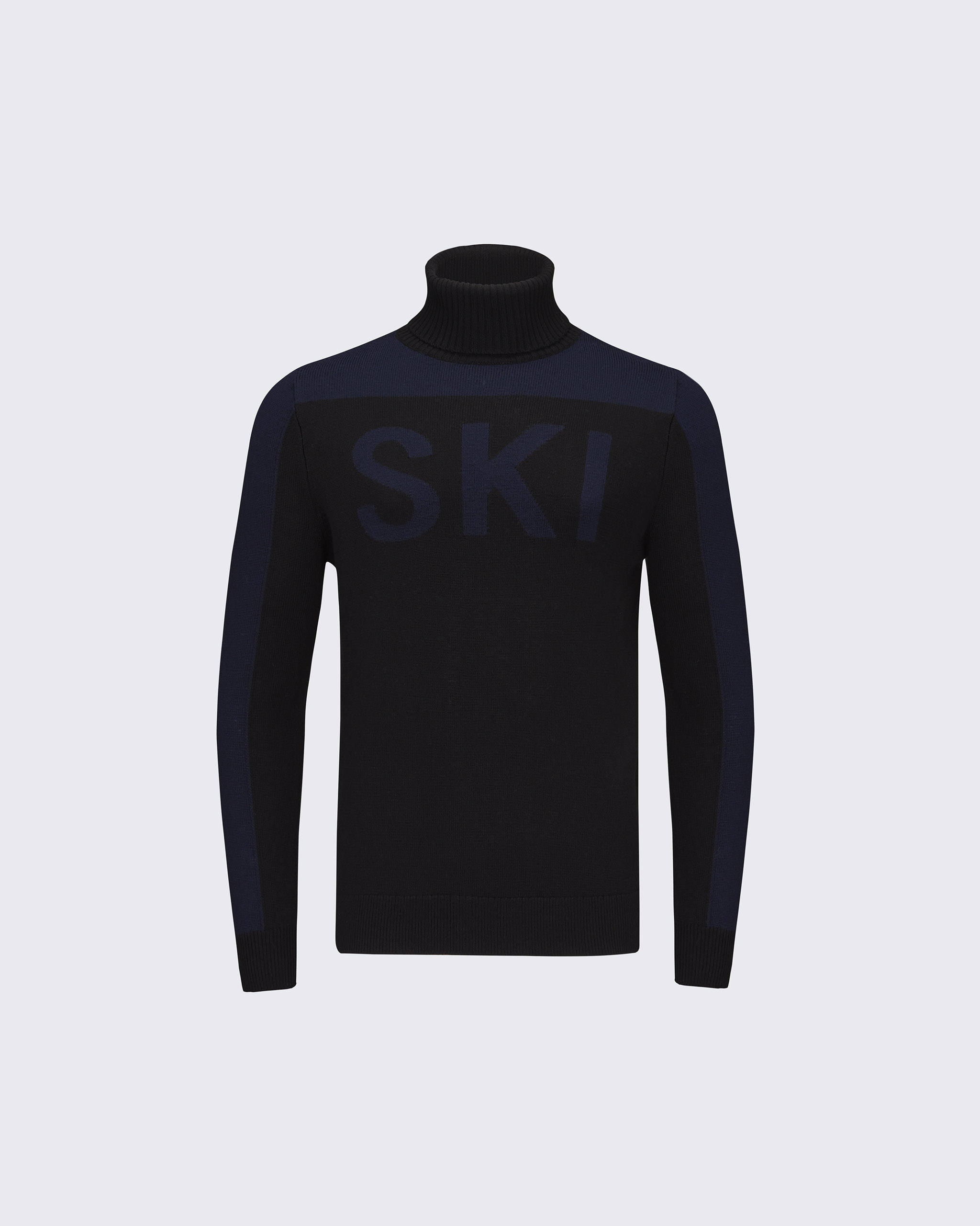 Shop Perfect Moment Pm 3d Ski Turtle Neck In Navy