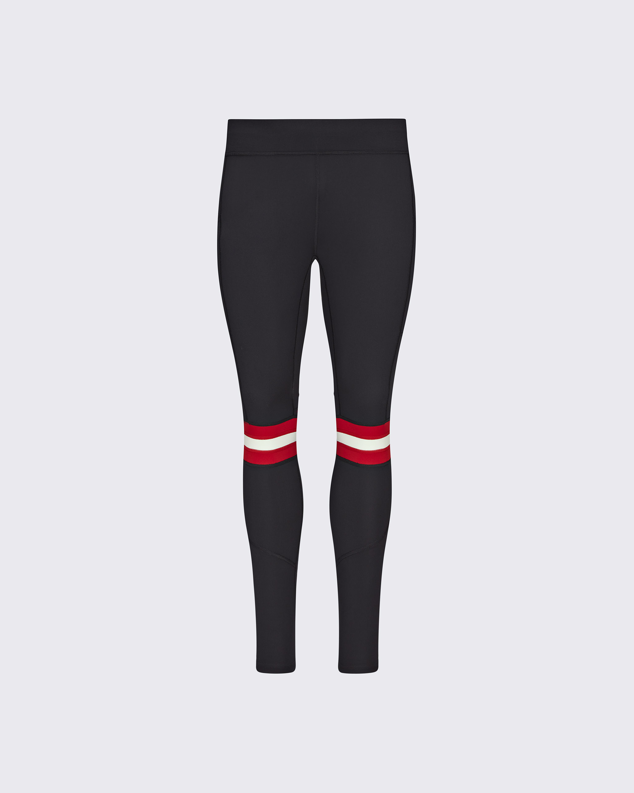 Perfect Moment Sport Stripe Base Layer Pant M In Black