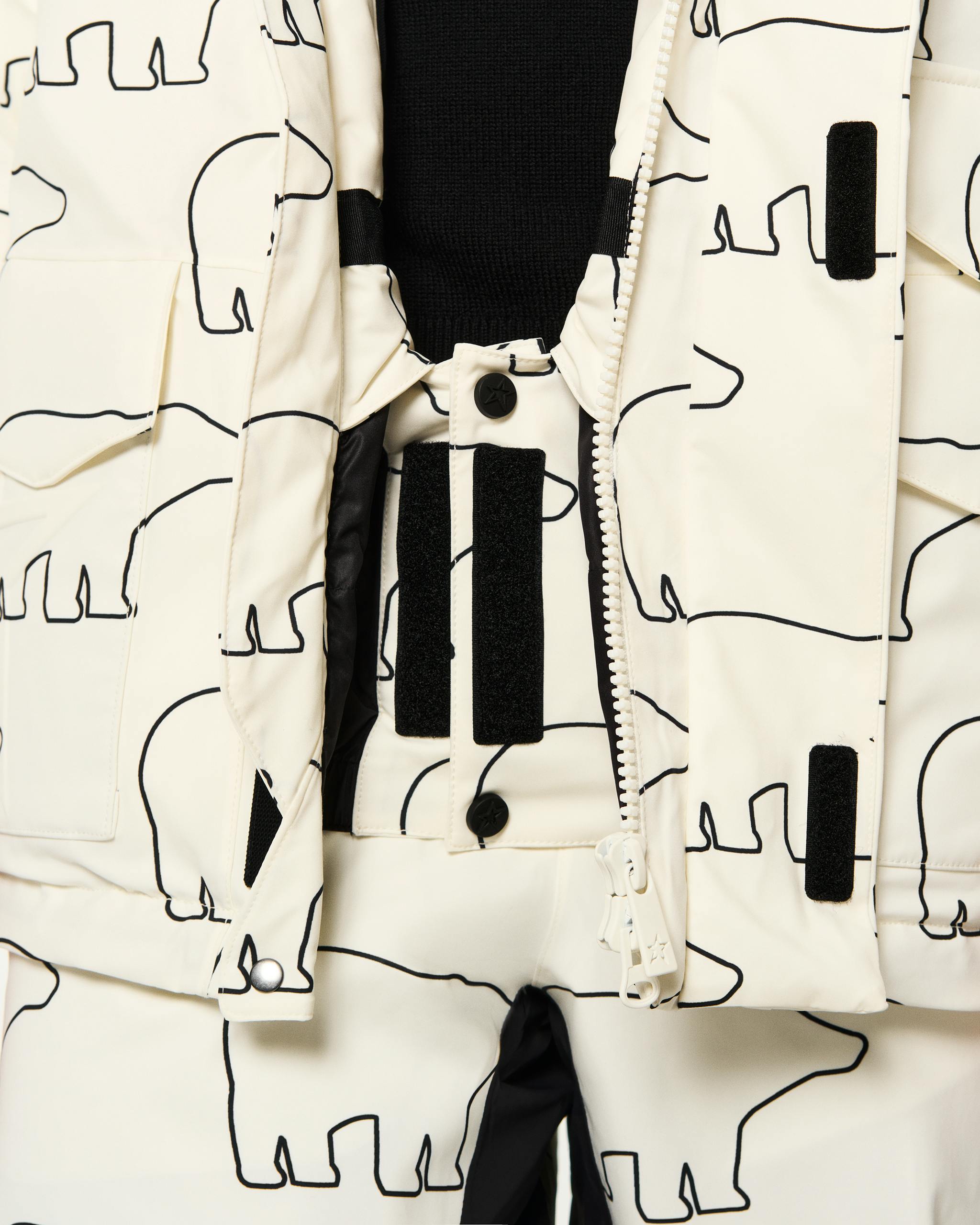 PERFECT MOMENT クマ柄スノーボードジャケット PERFECT MOMENT クマ柄