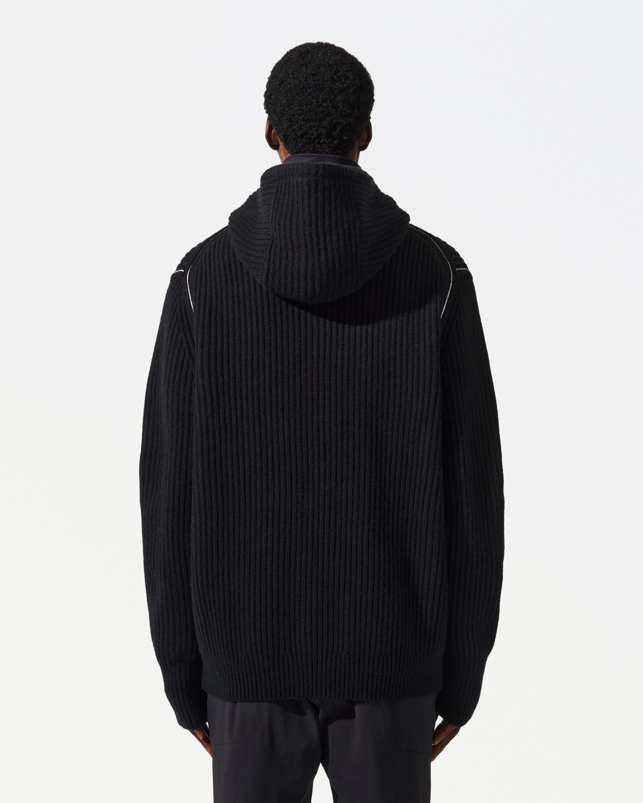Kai Cashmere & Cotton Knitted Hoodie | Perfect Moment