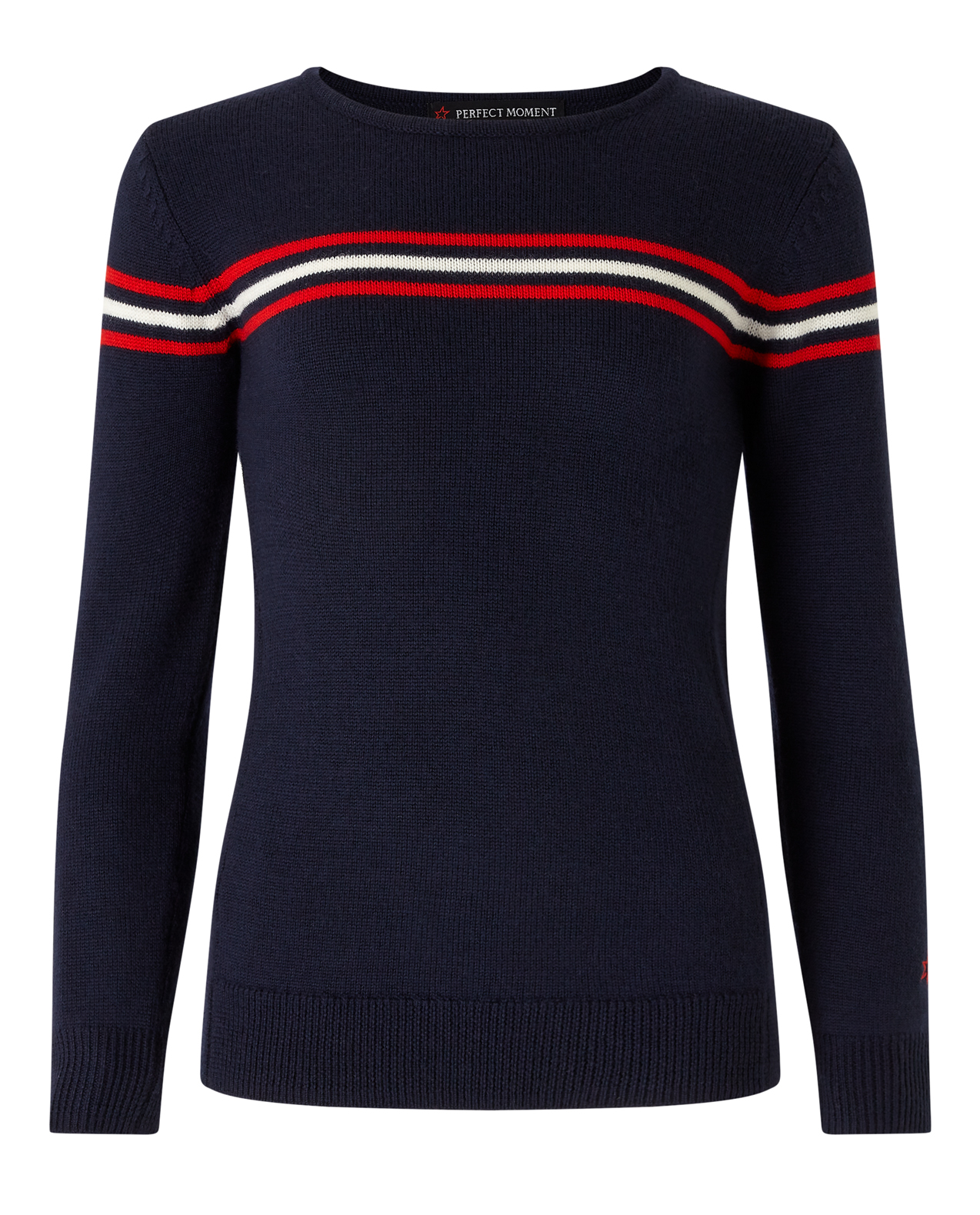 Perfect Moment Orelle Crewneck Sweater Y10 In Navy