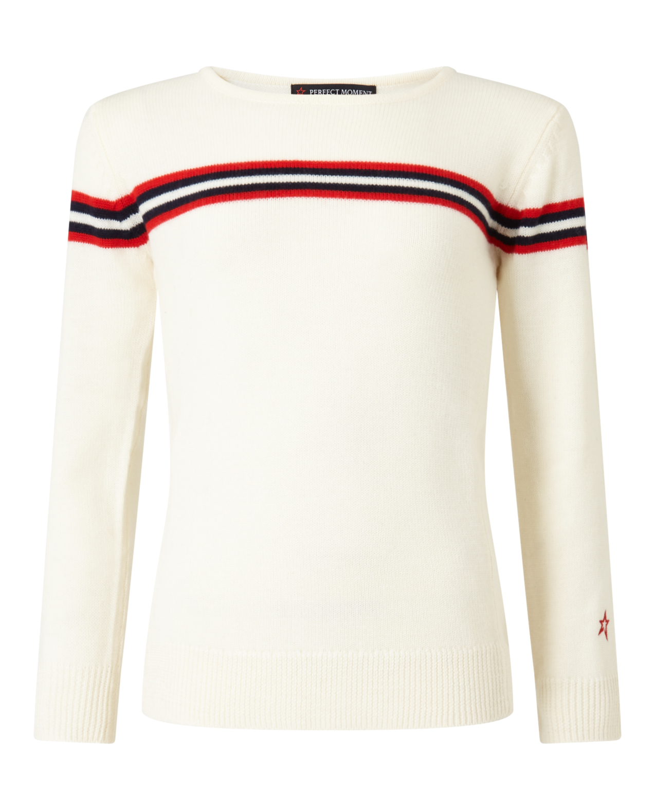 Perfect Moment Orelle Crewneck Sweater Y10 In White