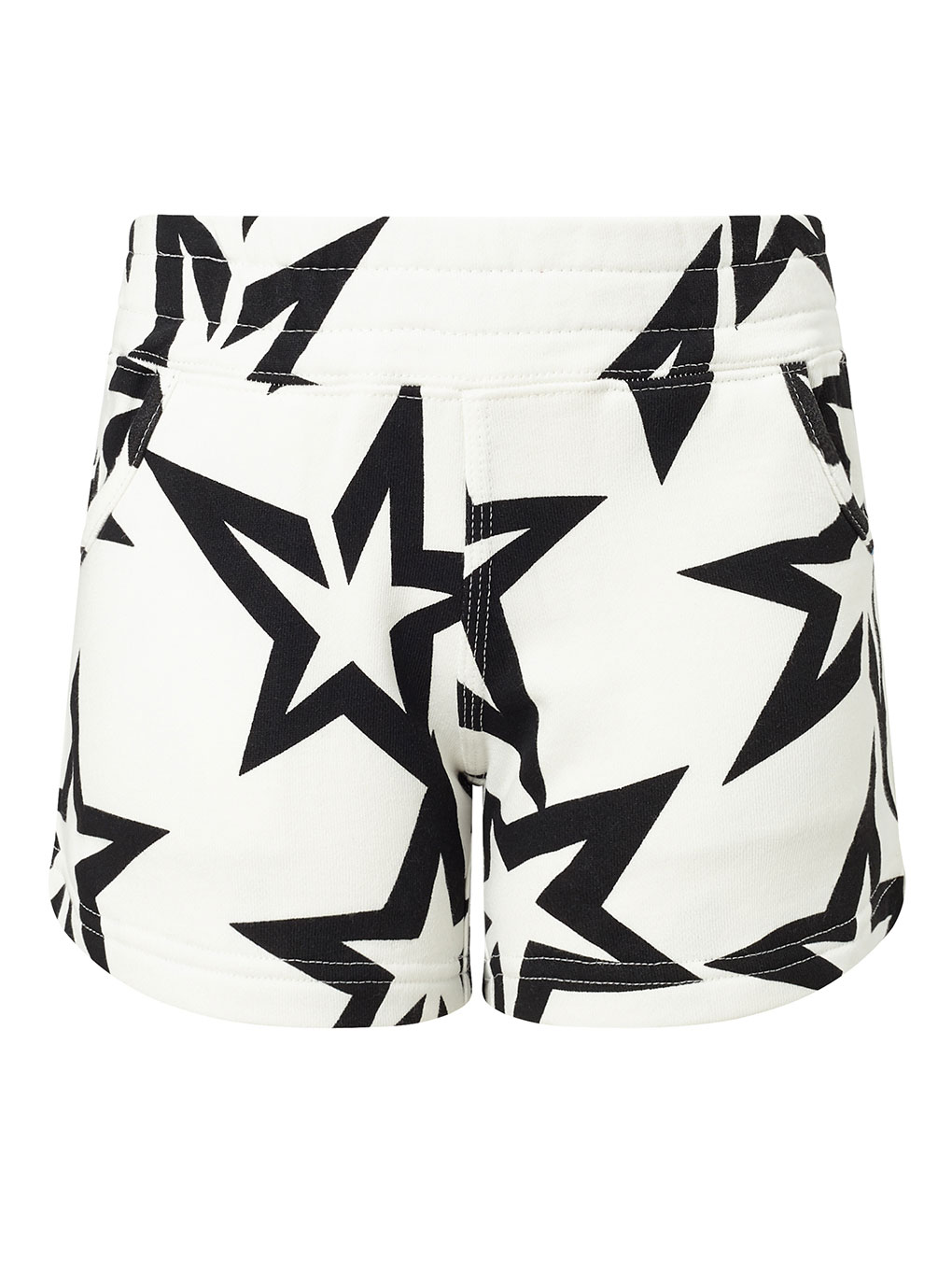 Perfect Moment Starlight Shorts Y12 In White-black-starlight-print
