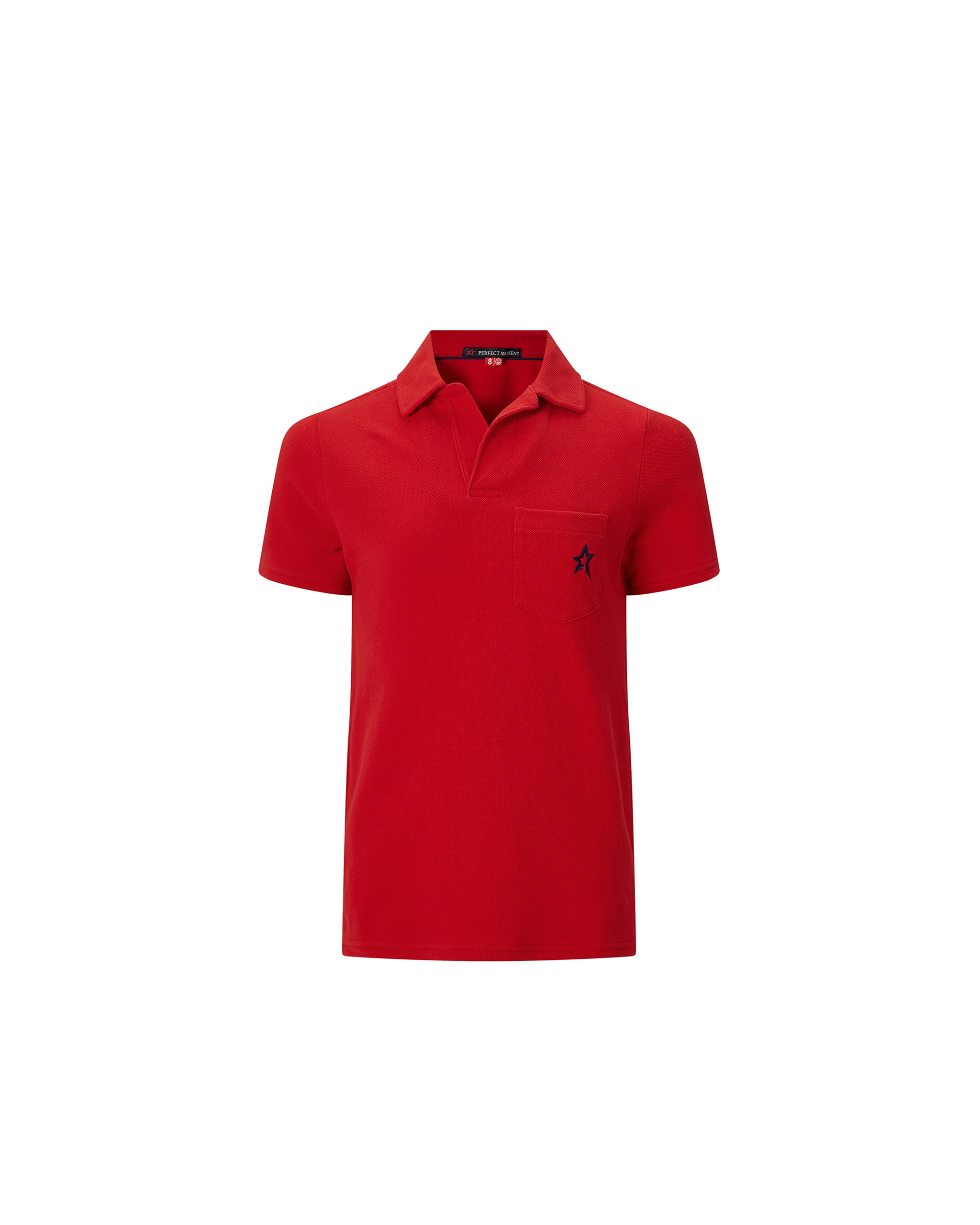 Perfect Moment Placket Pocket Polo Y8 In Red