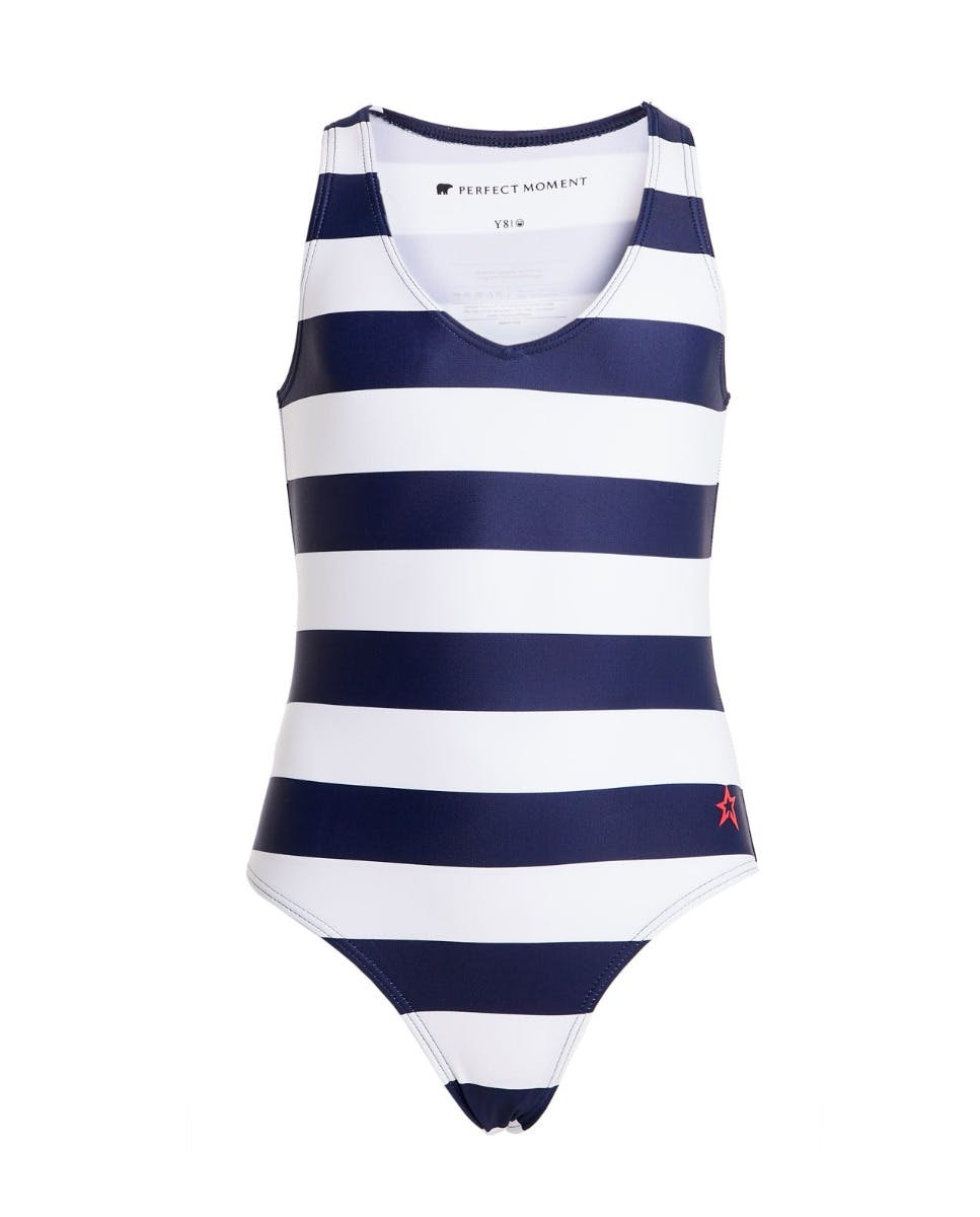 Striped OnePiece Swimsuit Perfect Moment