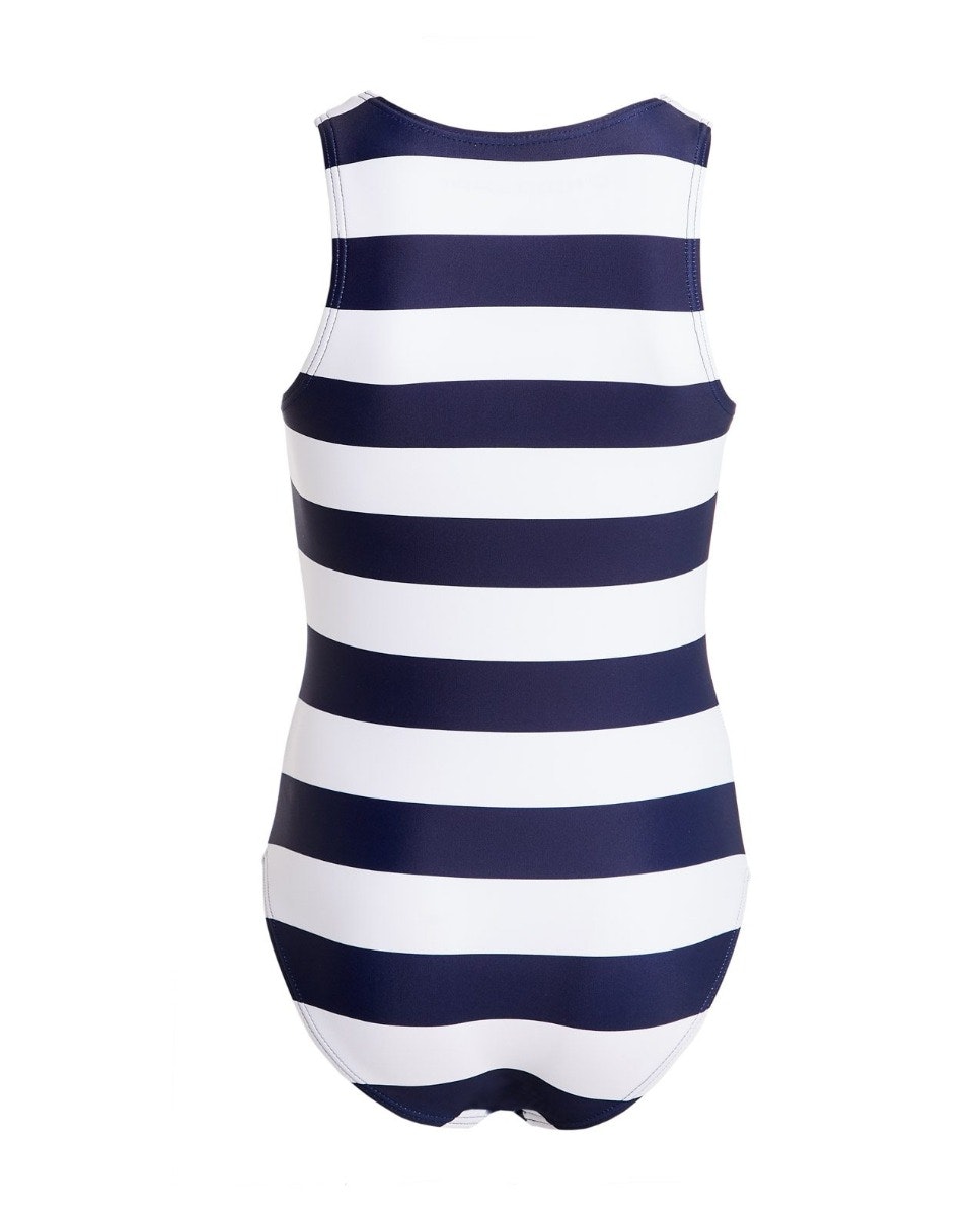 Striped One-Piece Swimsuit 2