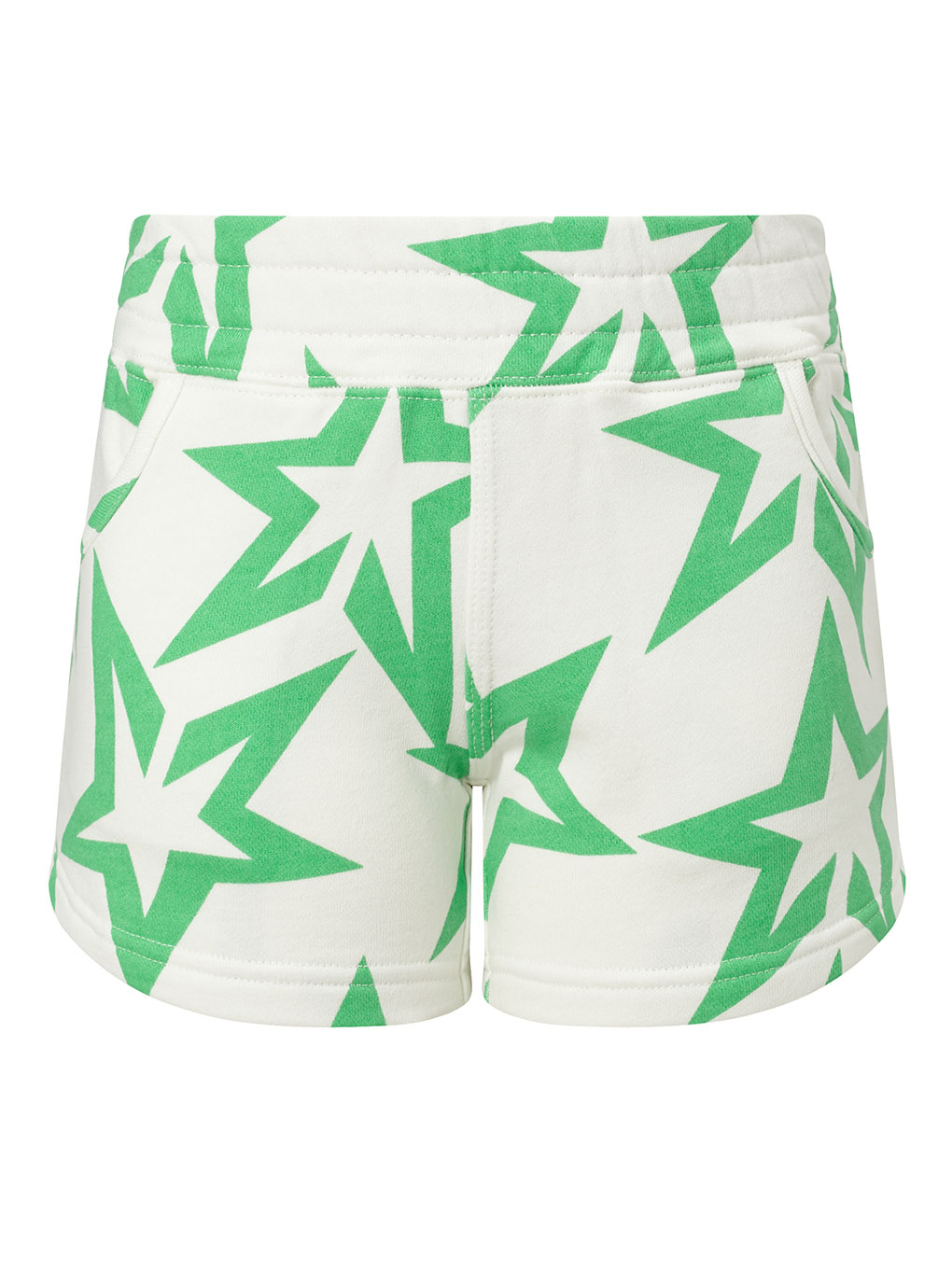Perfect Moment Starlight Shorts Y6 In White-green-starlight-print