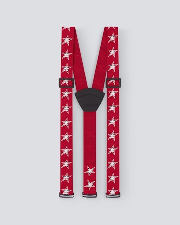 Star Print Suspenders 0