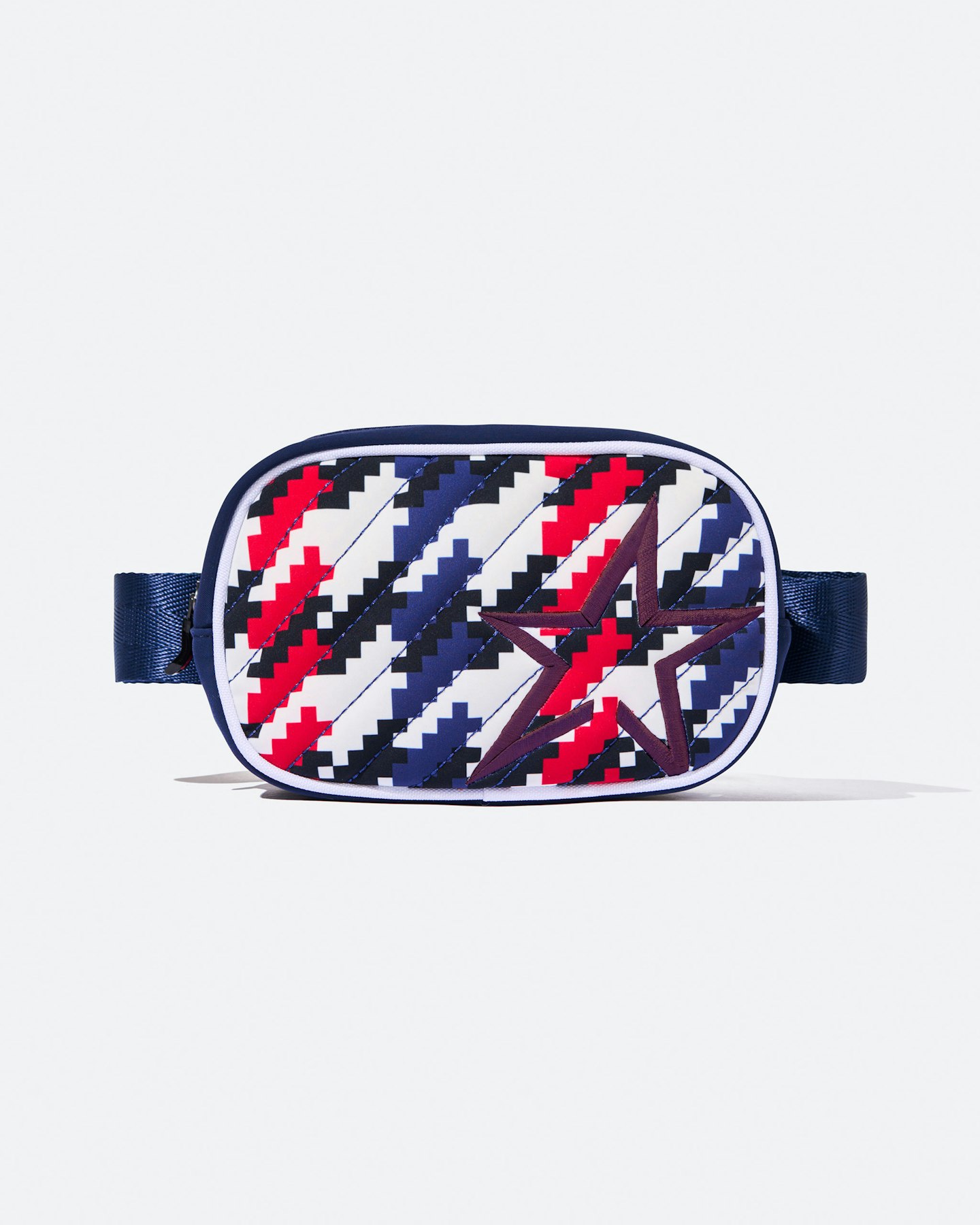 Houndstooth Star Belt Bag 0