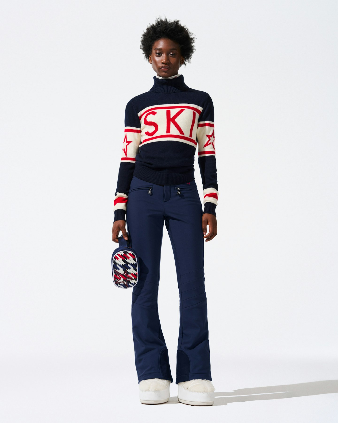 Houndstooth Star Belt Bag 1