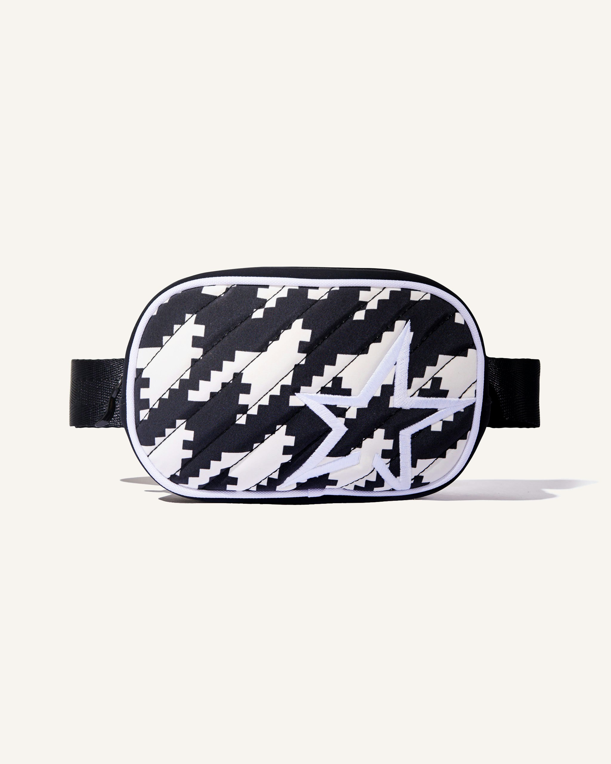 Houndstooth Star Belt Bag 0