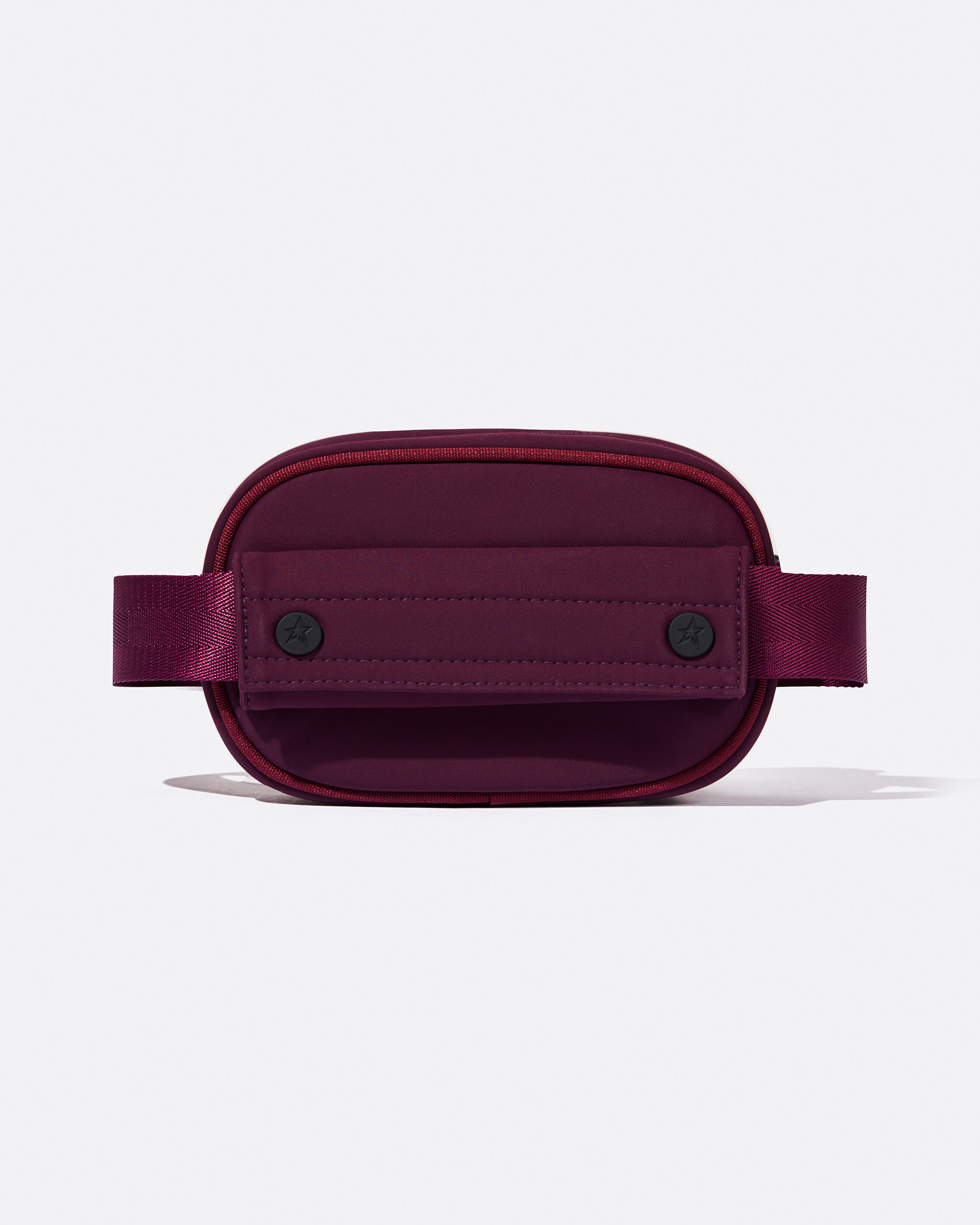 Burgundy belt bag sale