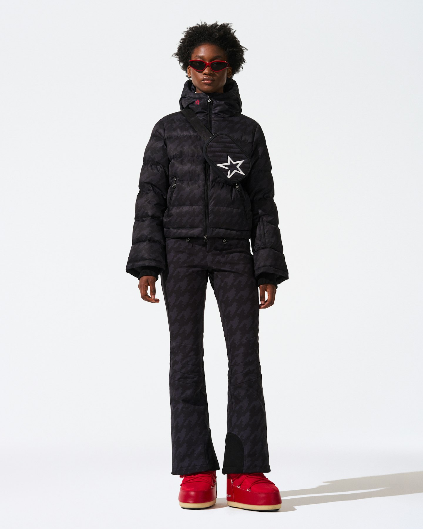 Houndstooth Star Belt Bag 2