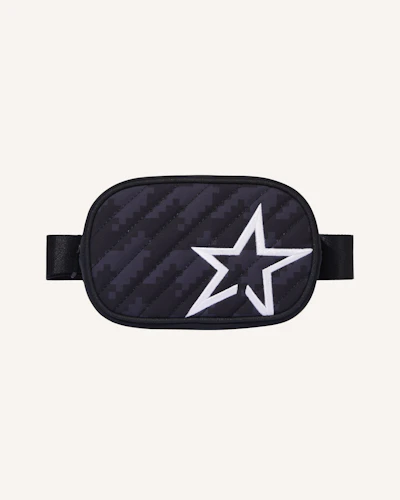 Houndstooth Star Belt Bag