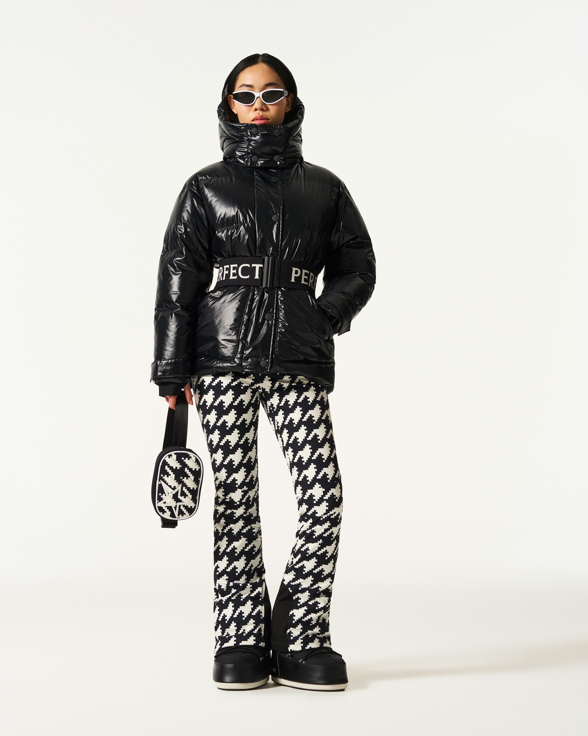 Houndstooth Star Belt Bag 1