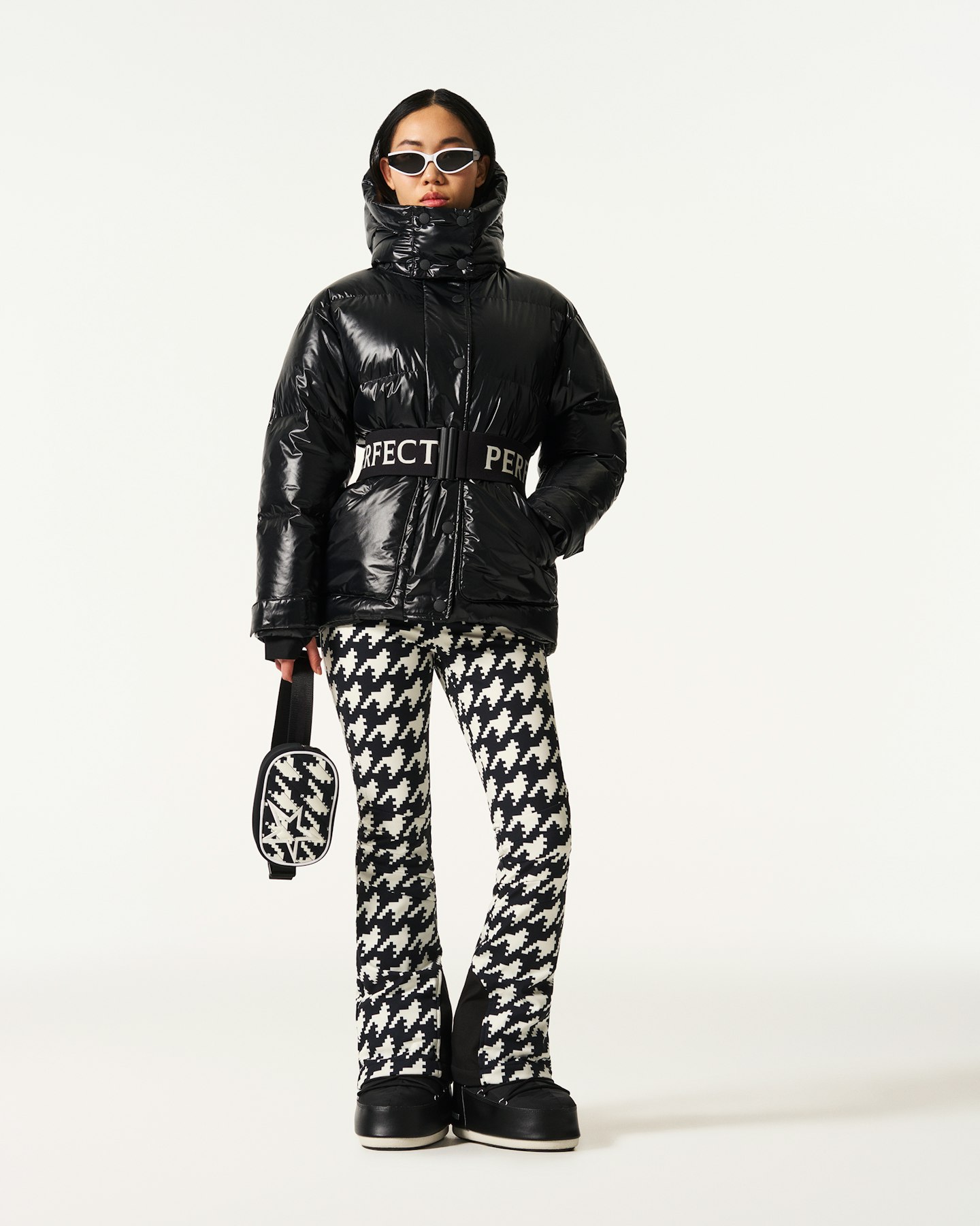 Houndstooth Star Belt Bag 1