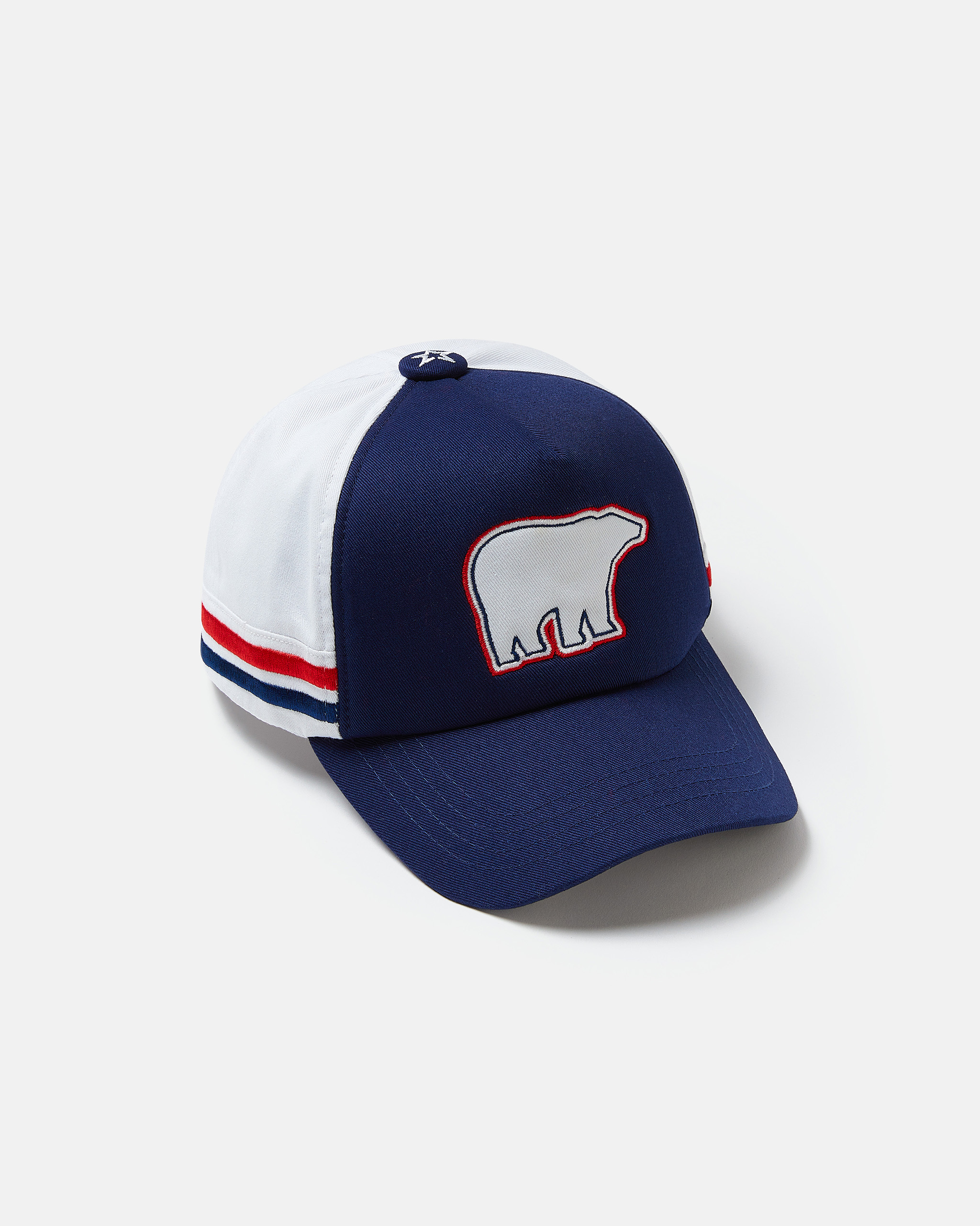 Perfect Moment Bear Cap Onesize In Navy-white-red