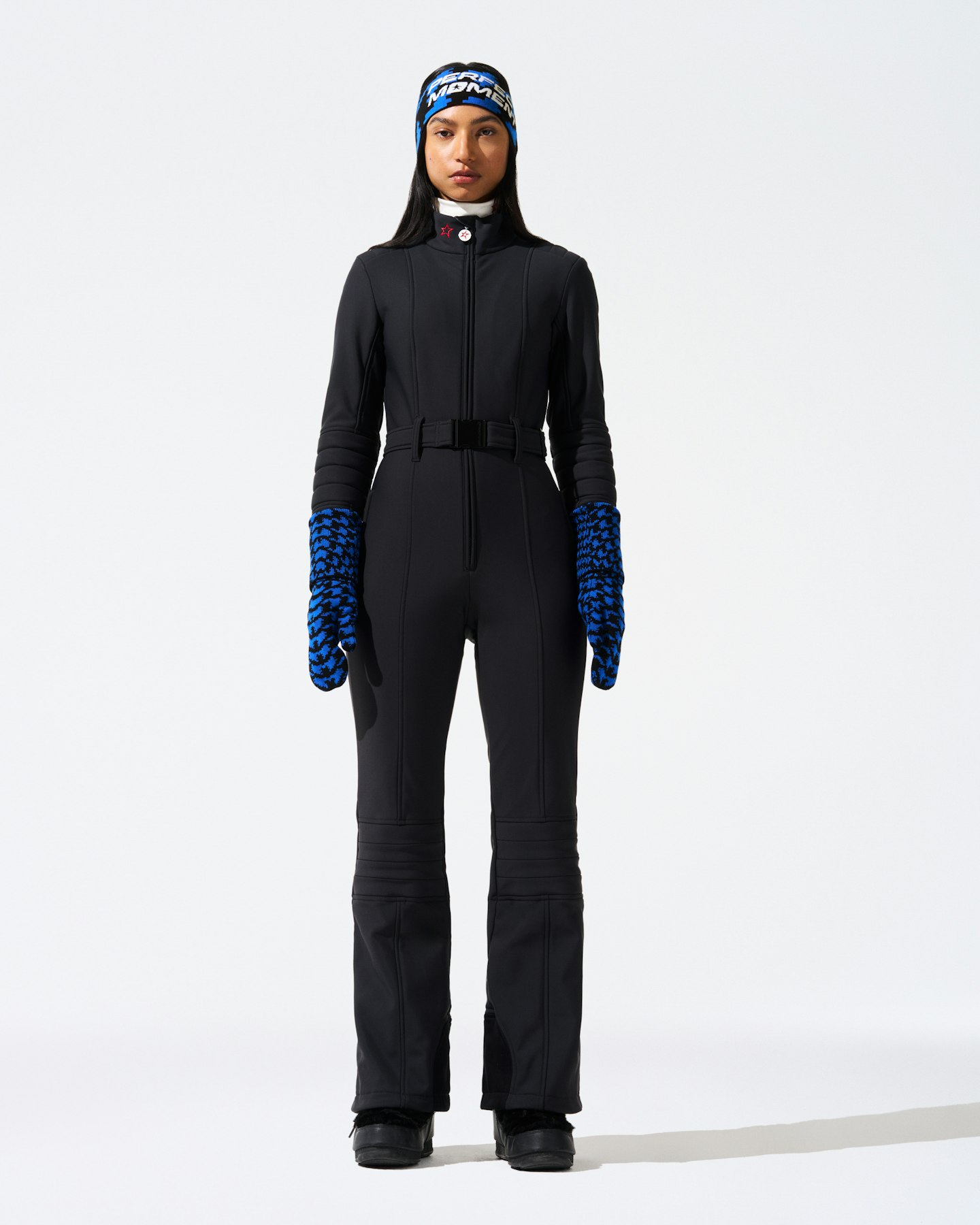 Twisted Houndstooth Merino Wool Headband 2