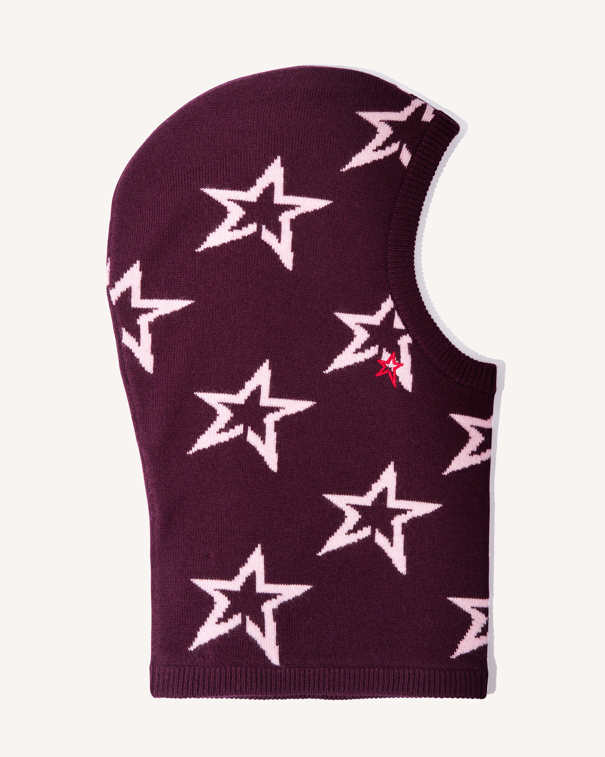 Perfect Moment Merino Wool Balaclava Onesize In Burgundy