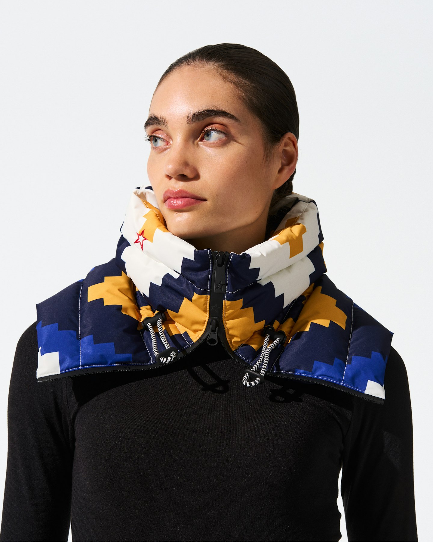 Chevron Down Neck Warmer 1