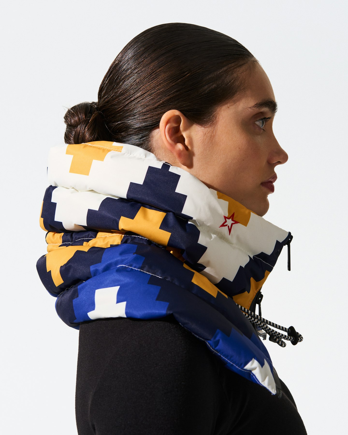 Chevron Down Neck Warmer 2