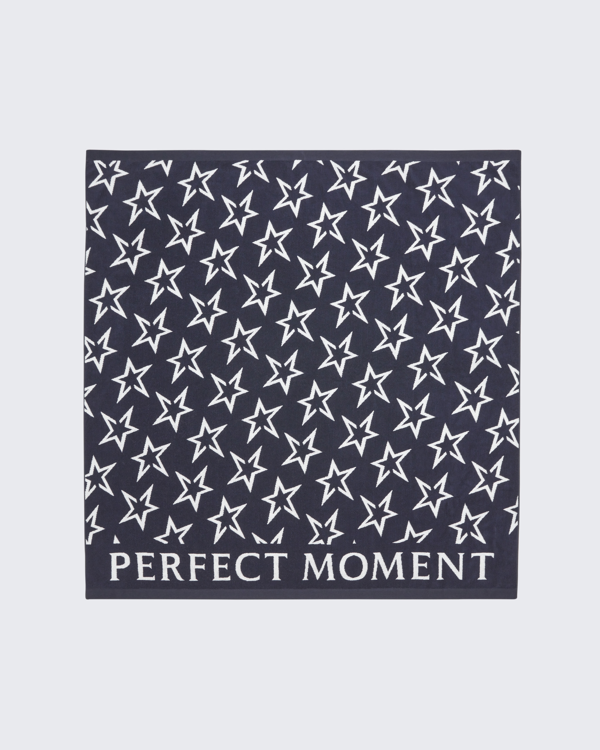 Perfect Moment Star-print Double Beach Towel Onesize In Navy