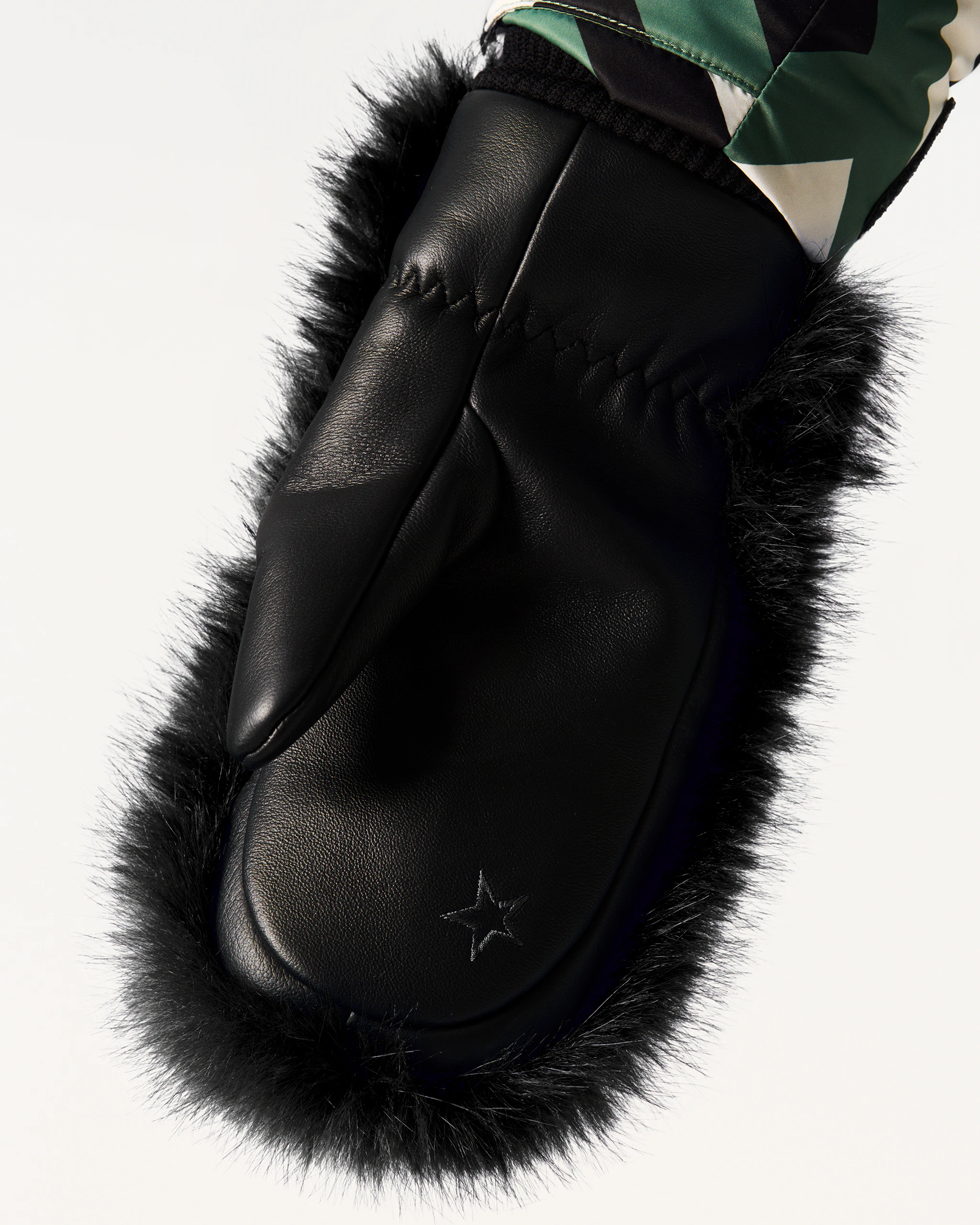 Faux Fur Mittens 1